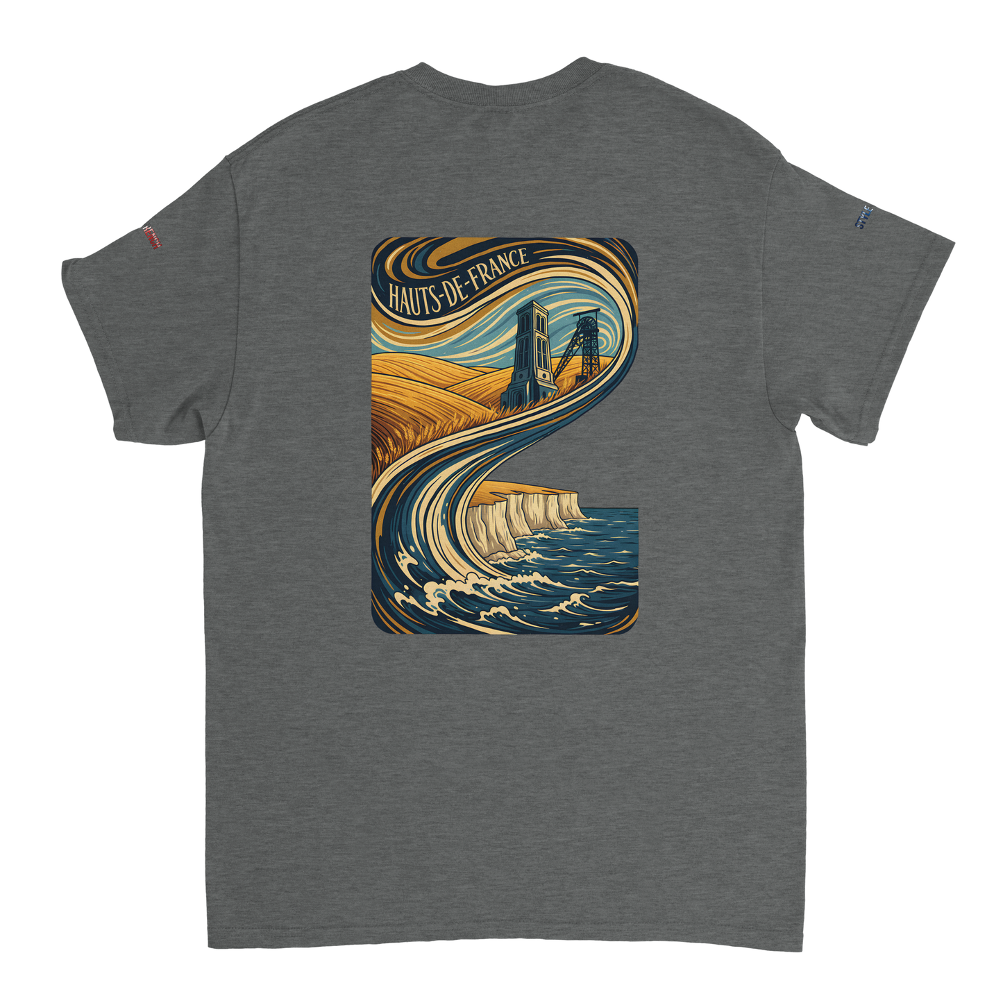 Unisex-T-Shirt Hochwertige Frankreich, dick, Rundhals | Gildan® 5000
