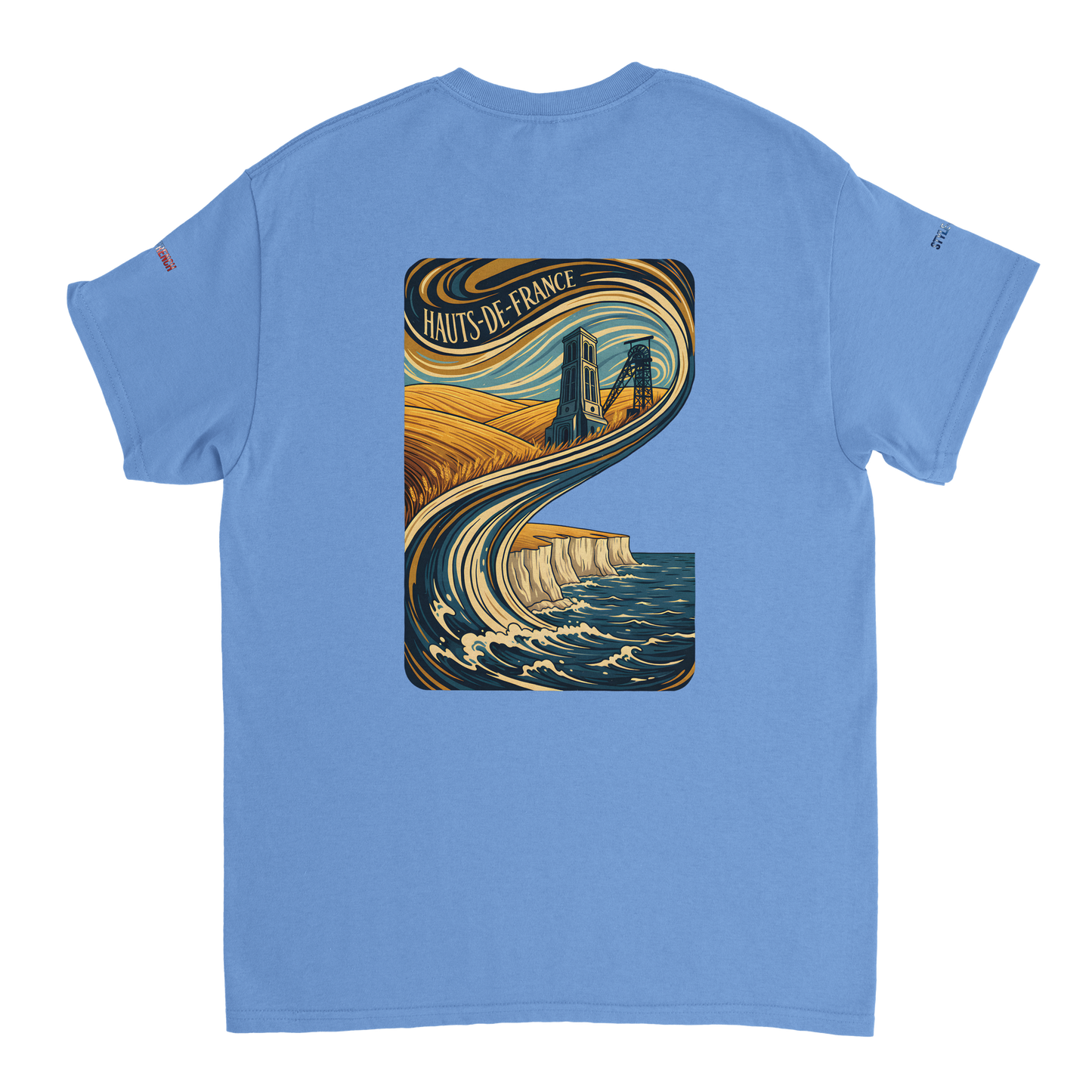 Unisex-T-Shirt Hochwertige Frankreich, dick, Rundhals | Gildan® 5000