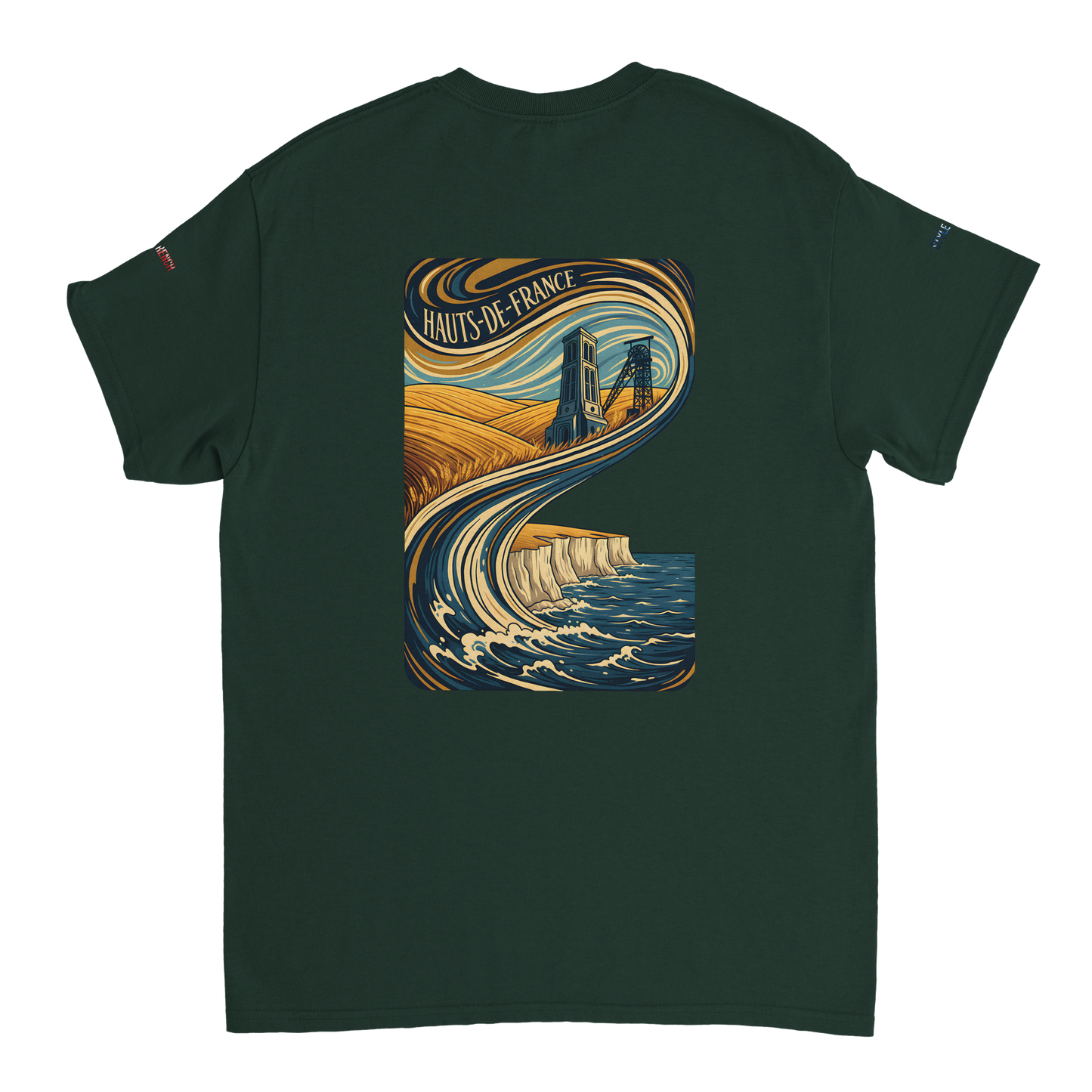 Unisex-T-Shirt Hochwertige Frankreich, dick, Rundhals | Gildan® 5000