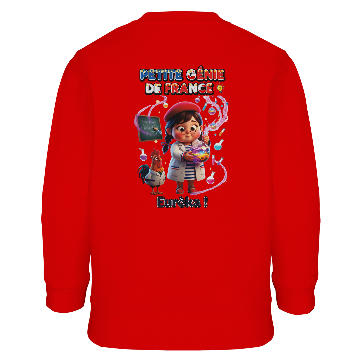 Girl's "Little Genius of France" Recycled Blend Sweatshirt | SOL'S Columbia Kids 04239