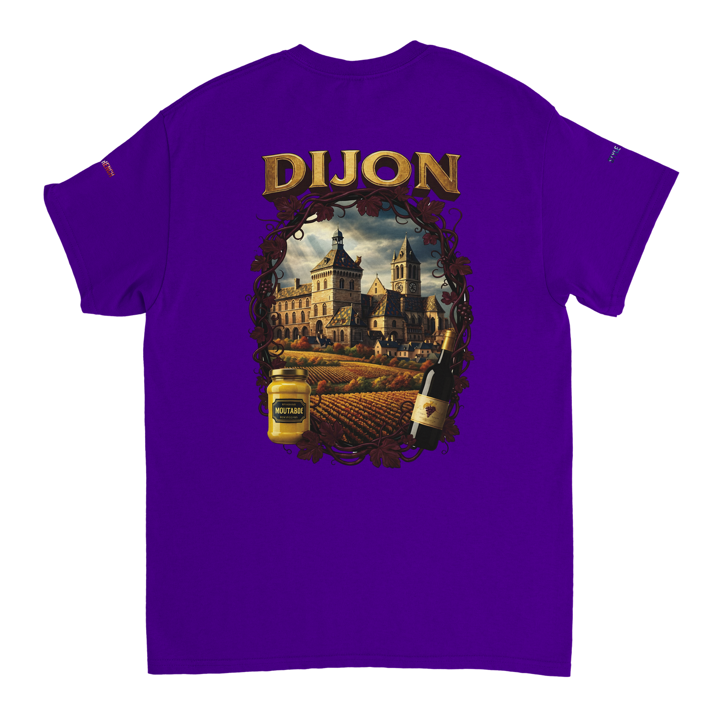Unisex T-Shirt Dijon Stadt Frankreich dick Rundhals | Gildan® 5000