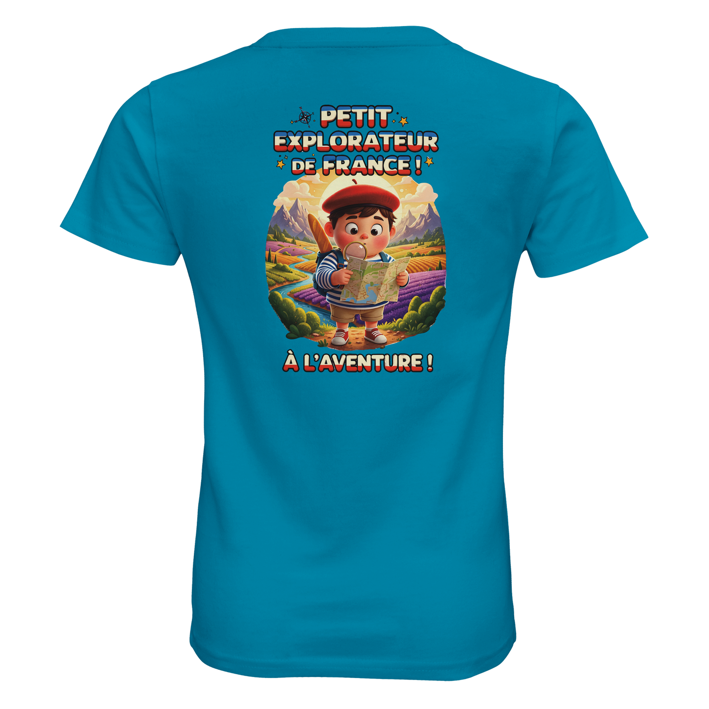 Organic fitted "Little Explorer" boy's T-shirt | SOL'S Pioneer Kids 03578