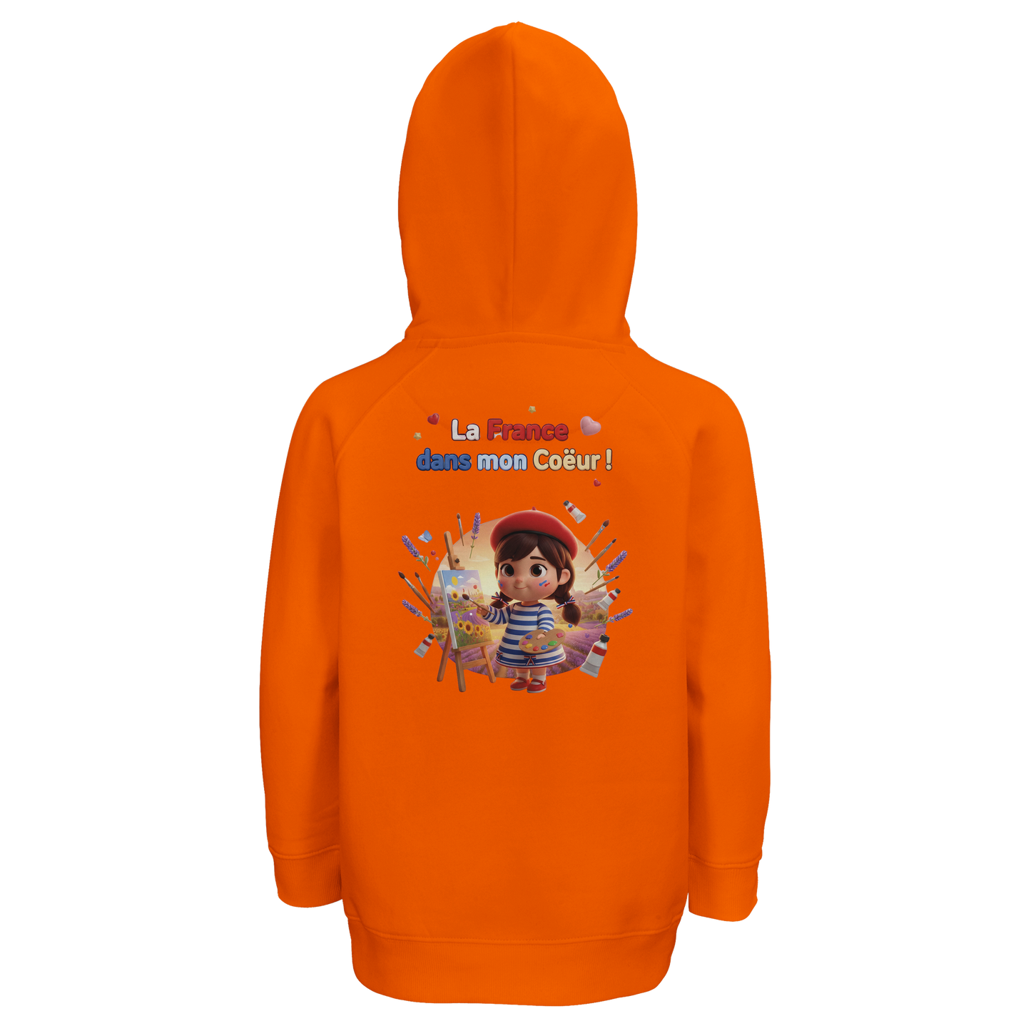 Mädchen-Kapuzenpullover style-French la France dans mon cœur Bio | SOL'S Stellar Kids 03576