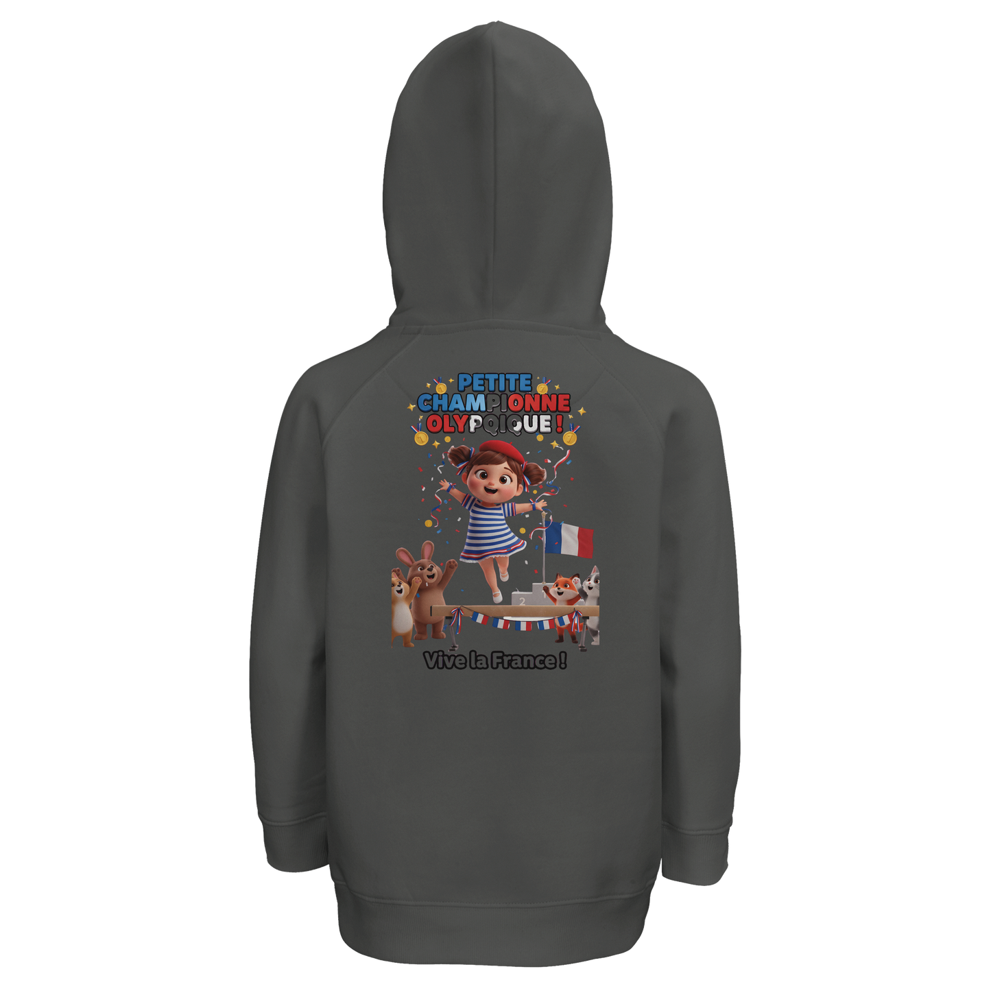 Girls' hooded sweatshirt little Olympic champion organic | SOL'S Stellar Kids 03576