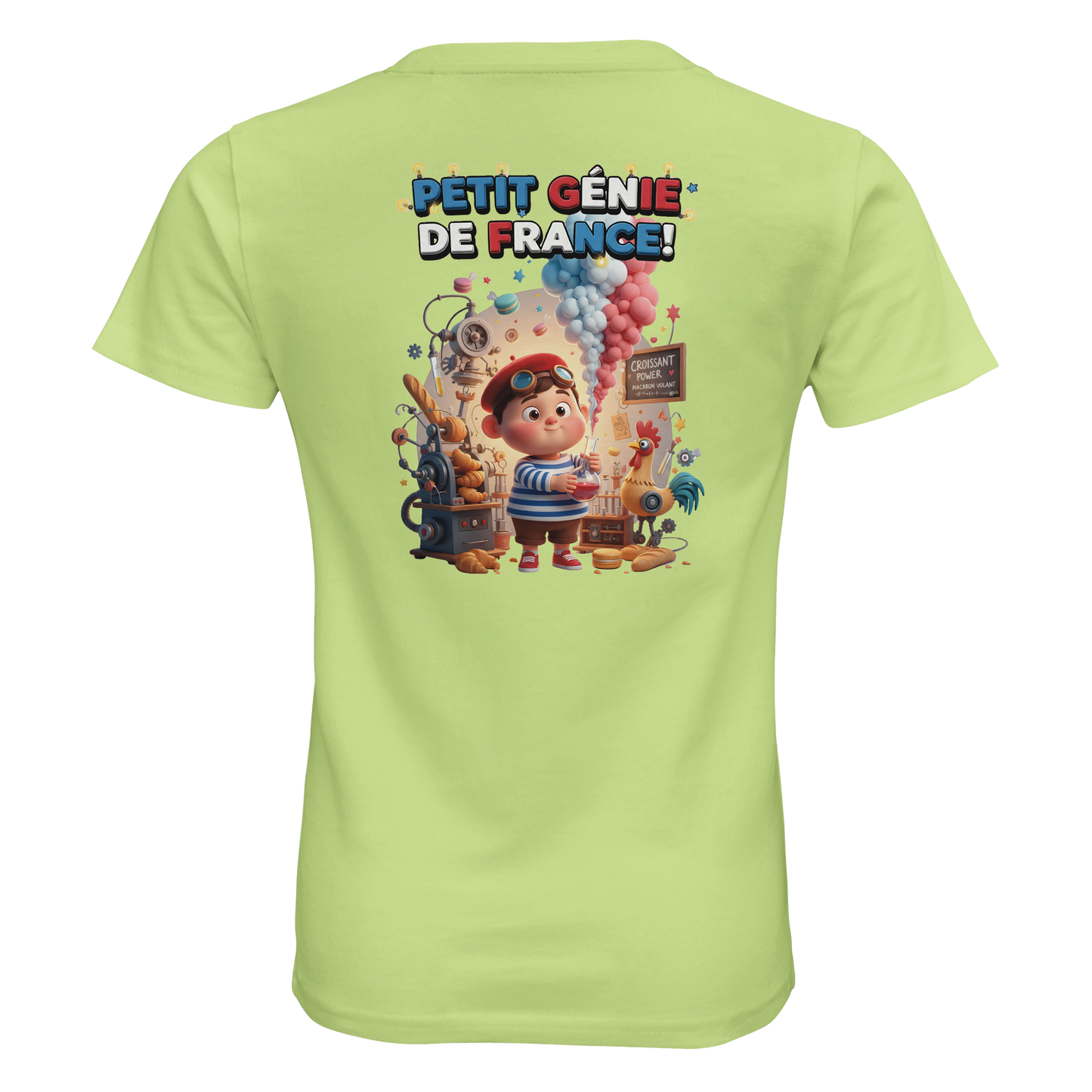 Bio-T-Shirt für Jungen, eng anliegend, mit Aufschrift „Kleines Genie“ | SOL'S Pioneer Kids 03578