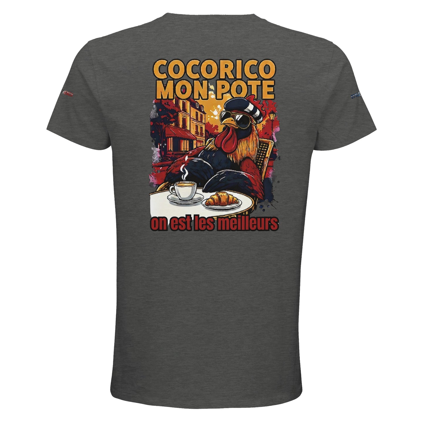 T-Shirt Cocorico Wir sind die Besten  Herren French Style  Bio Fitted | SOL'S Pioneer Men 03565