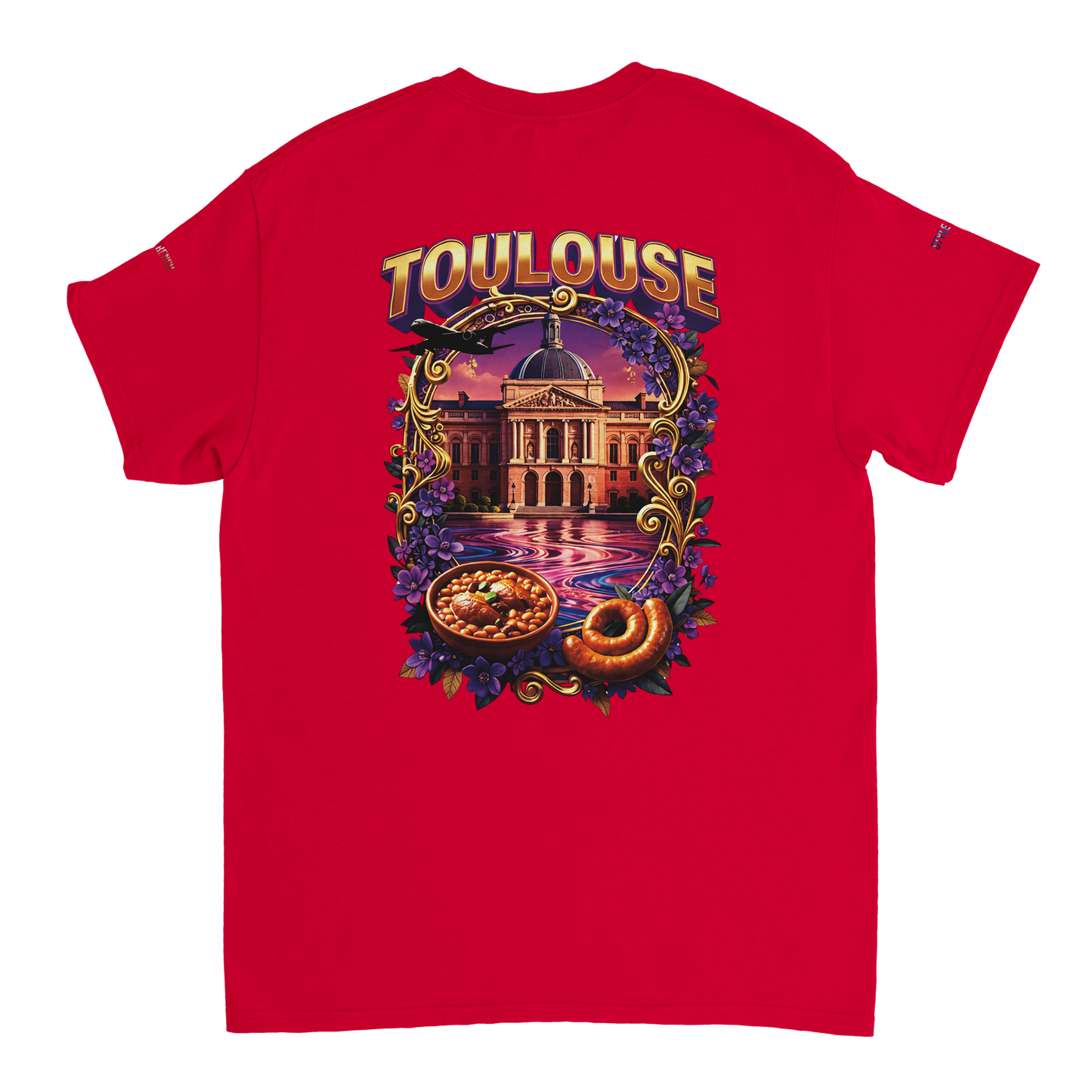 - Unisex Toulouse city of France heavy crewneck t-shirt | Gildan® 5000