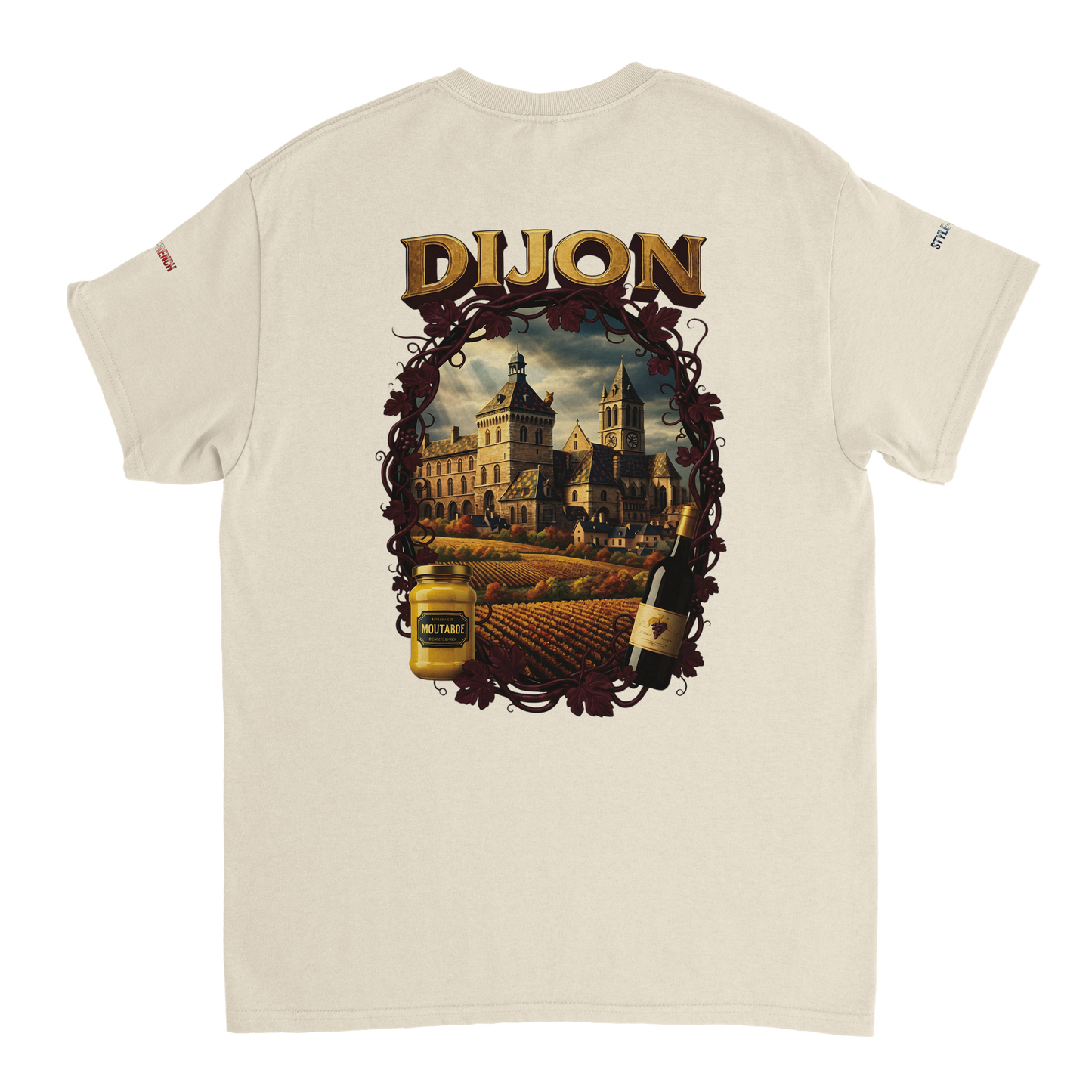 Unisex T-Shirt Dijon Stadt Frankreich dick Rundhals | Gildan® 5000