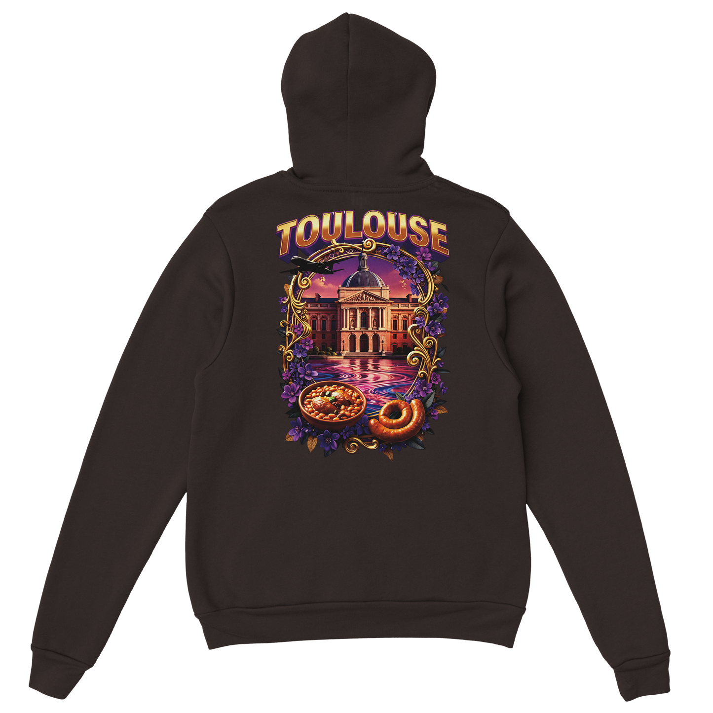 Unisex-Kapuzenpullover Toulouse Stadt Frankreich klassisch | Gildan® 18500