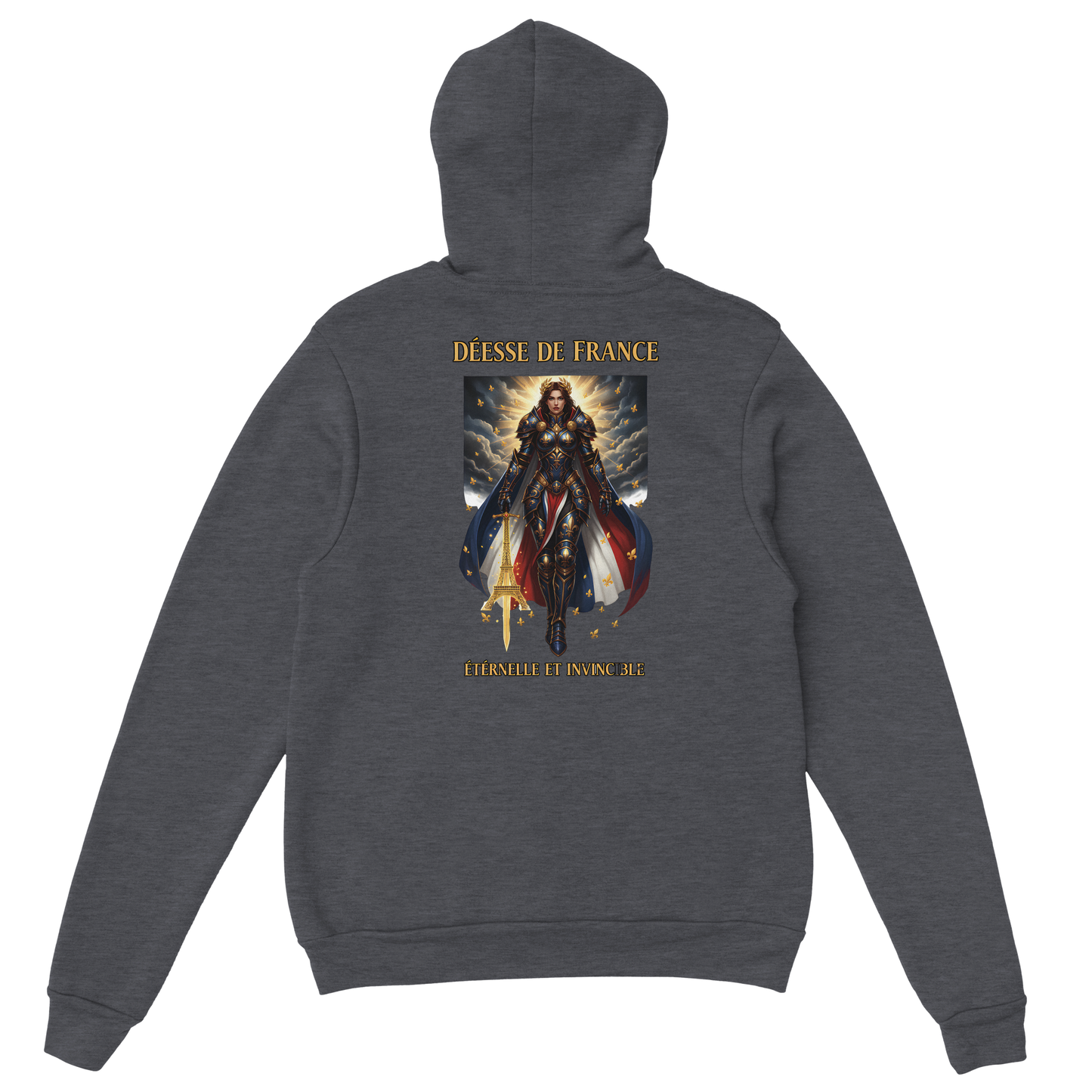 Damen-Kapuzenpullover „French Goddess“ im klassischen French-Stil | Gildan® 18500