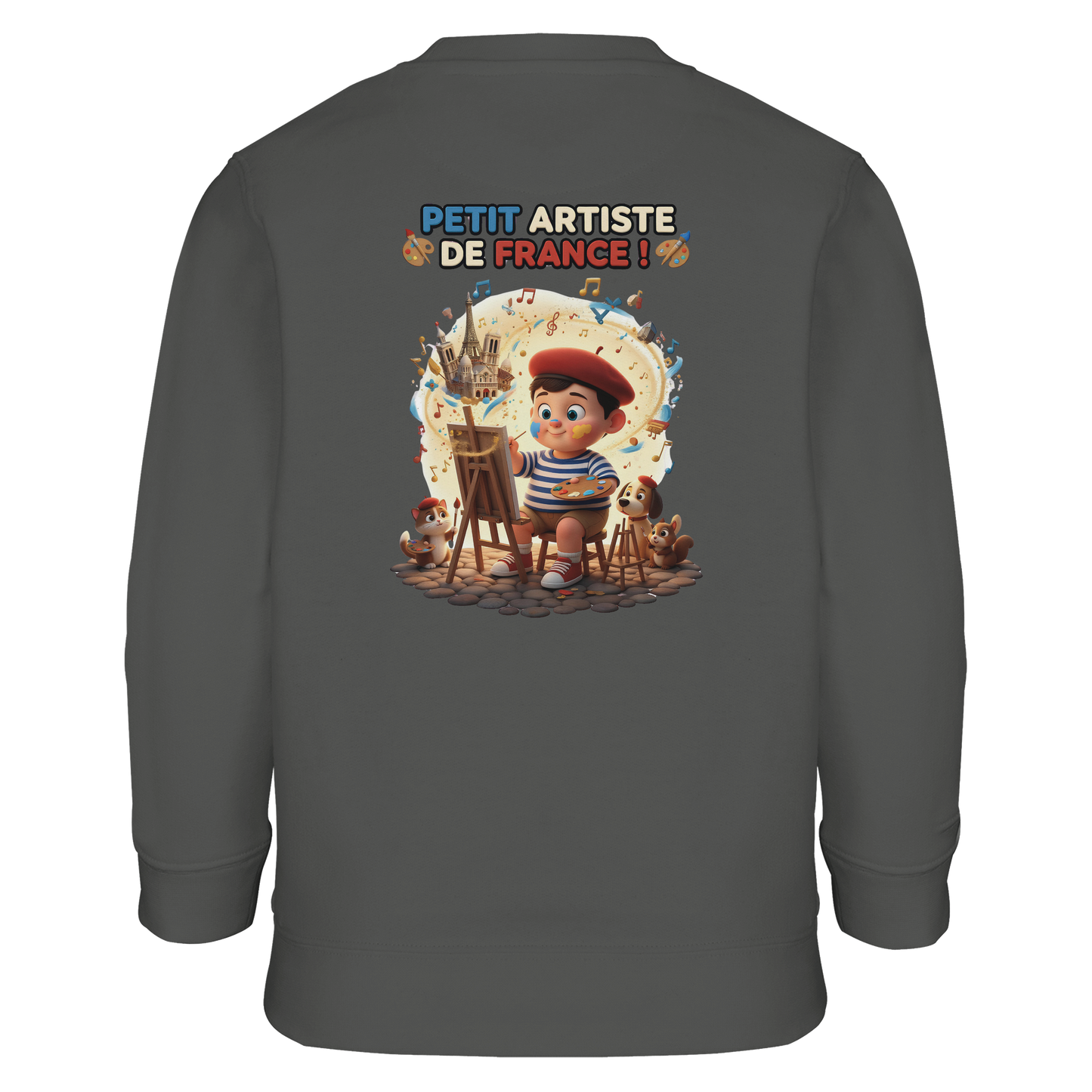 Kids Sweatshirt boy little artist from France | SOL'S Columbia Kids 04239