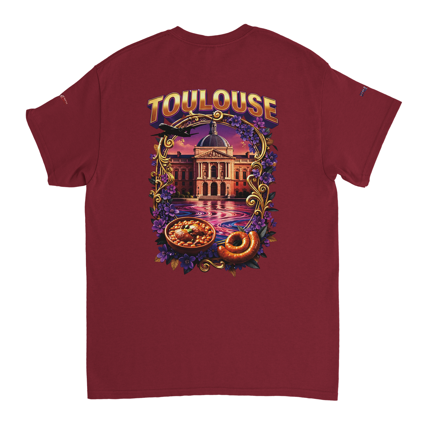 - Unisex Toulouse city of France heavy crewneck t-shirt | Gildan® 5000