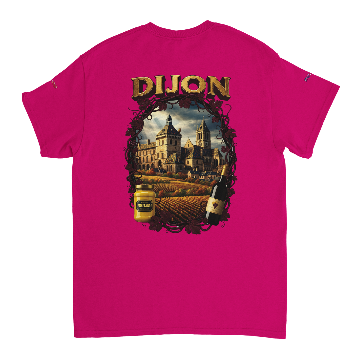 Unisex T-Shirt Dijon Stadt Frankreich dick Rundhals | Gildan® 5000