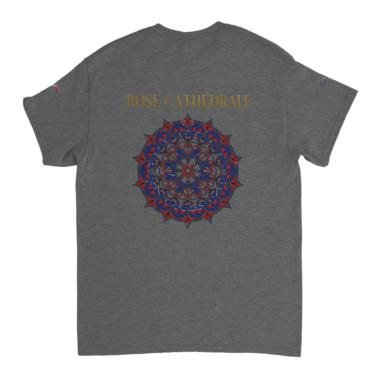 Damen T-Shirt, rosa, Kathedrale, dick, Rundhals | Gildan® 5000