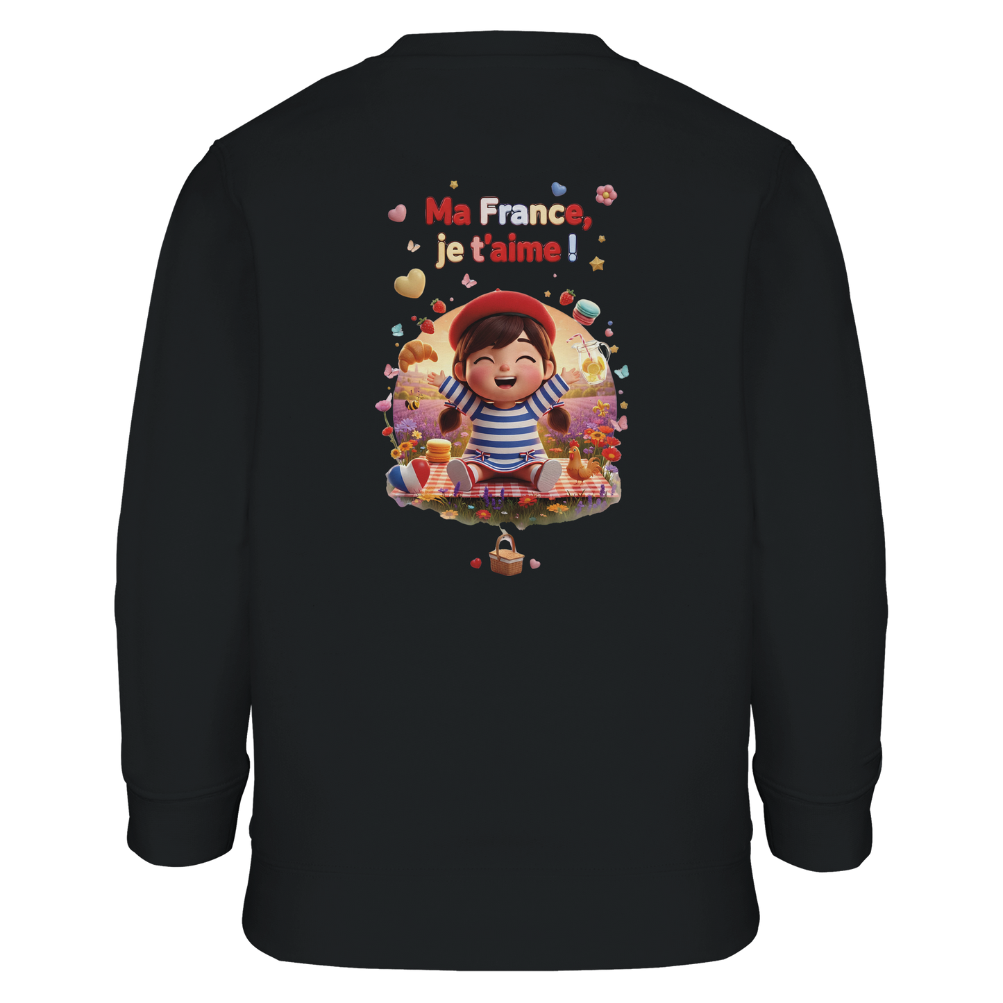 Sweat-shirt Enfant "Ma France Je T'aime" – Confort Écoresponsable