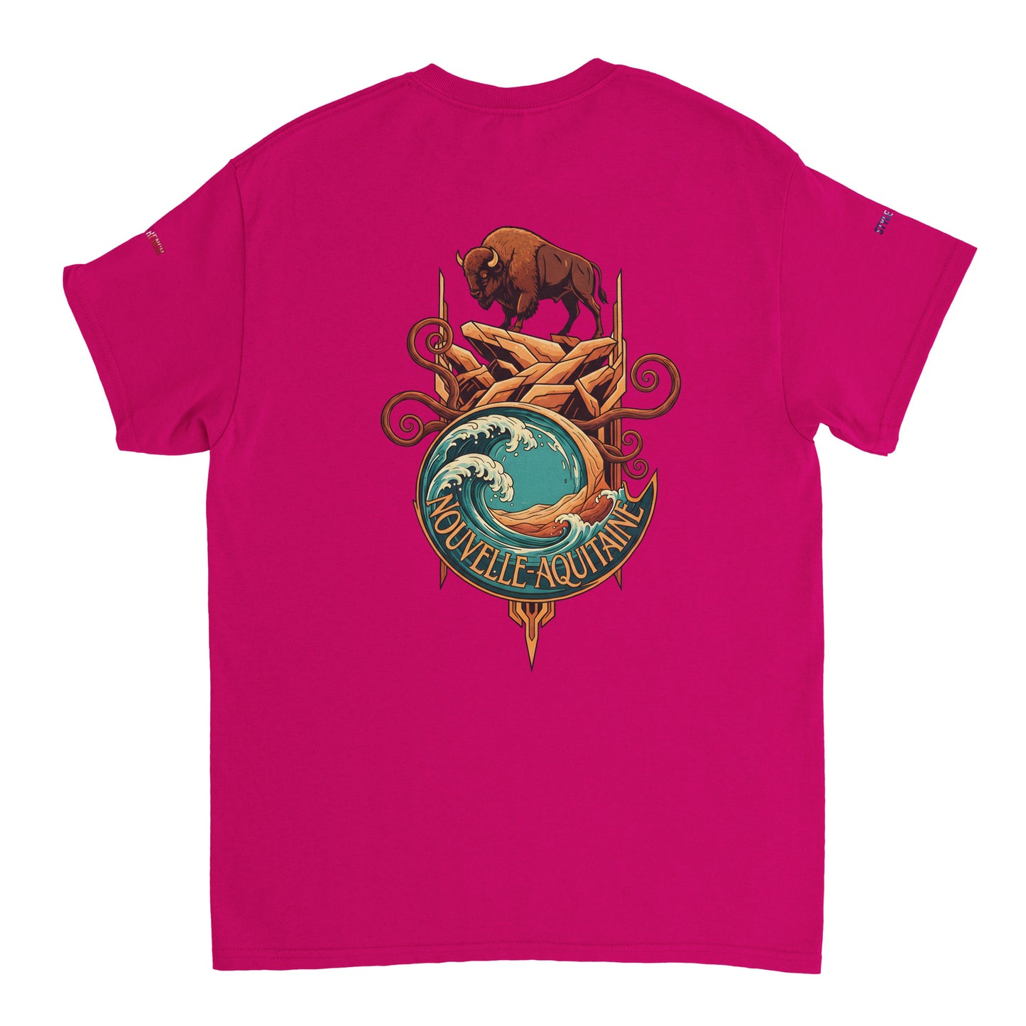 T-Shirt Neu-Aquitanien, dick, Rundhalsausschnitt | Gildan® 5000