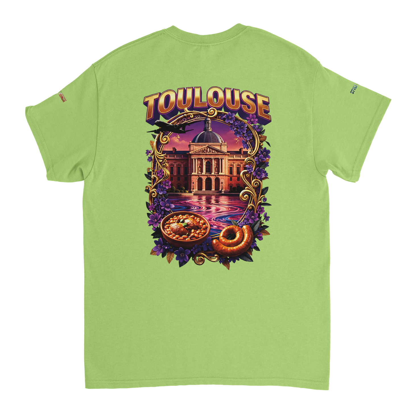 - Unisex Toulouse city of France heavy crewneck t-shirt | Gildan® 5000