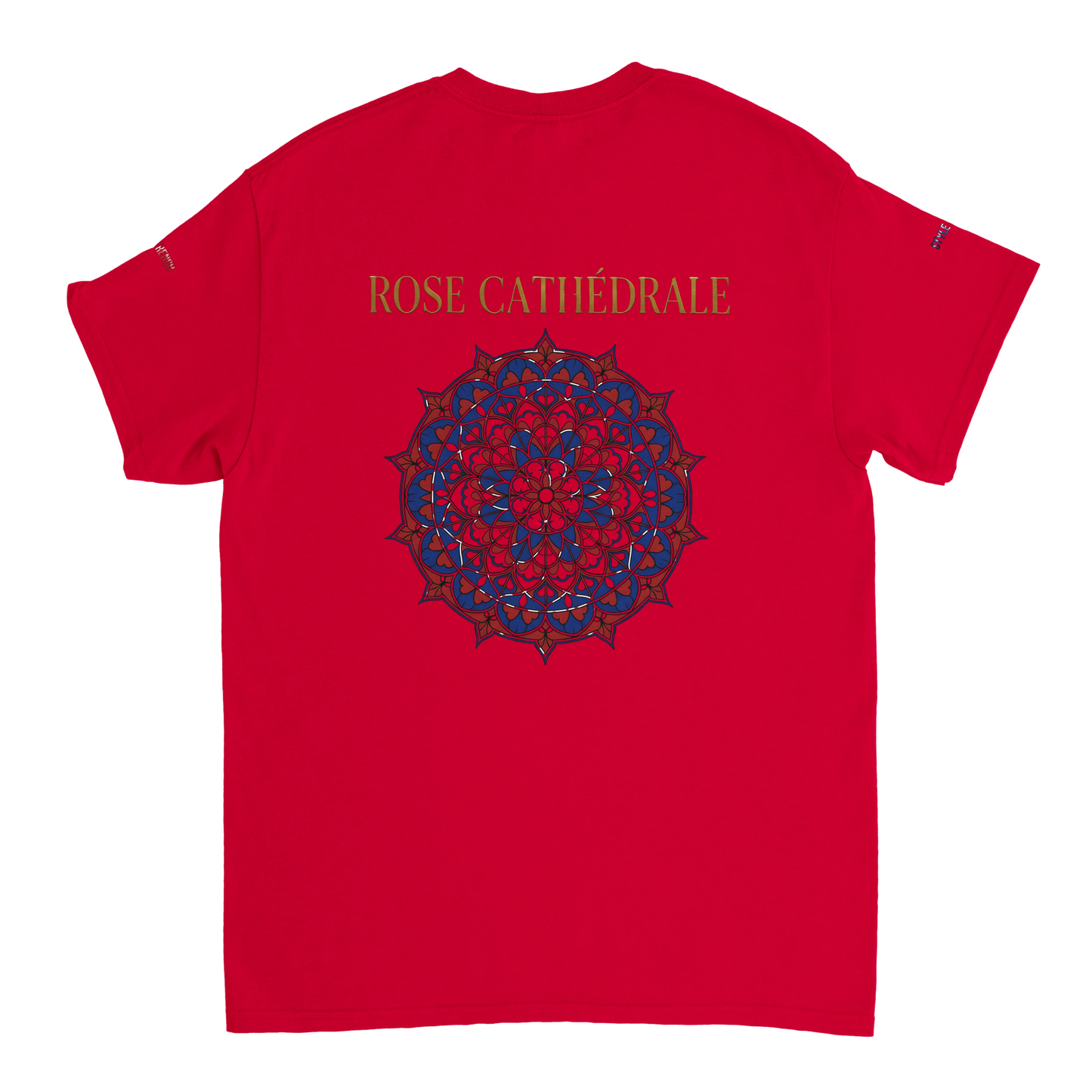 Damen T-Shirt, rosa, Kathedrale, dick, Rundhals | Gildan® 5000