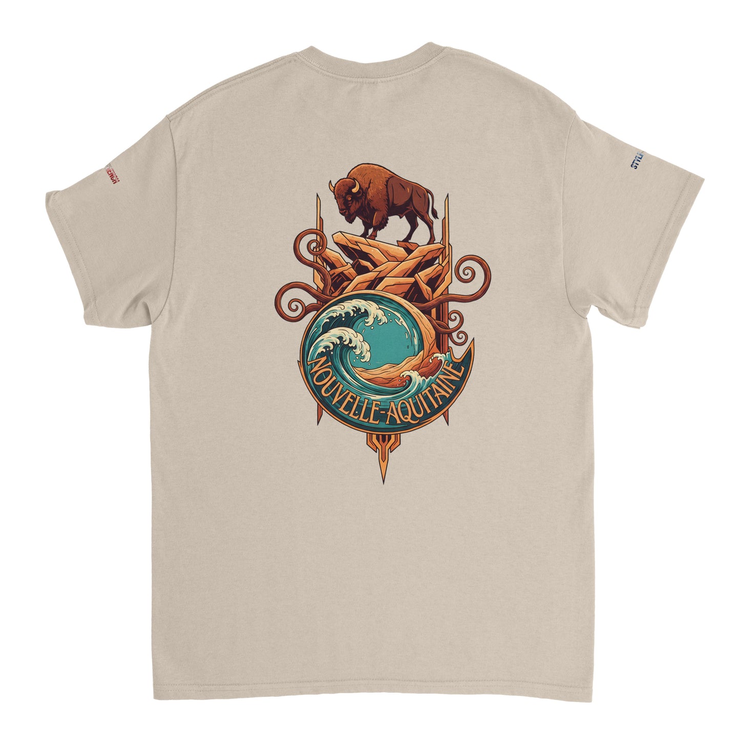 T-Shirt Neu-Aquitanien, dick, Rundhalsausschnitt | Gildan® 5000