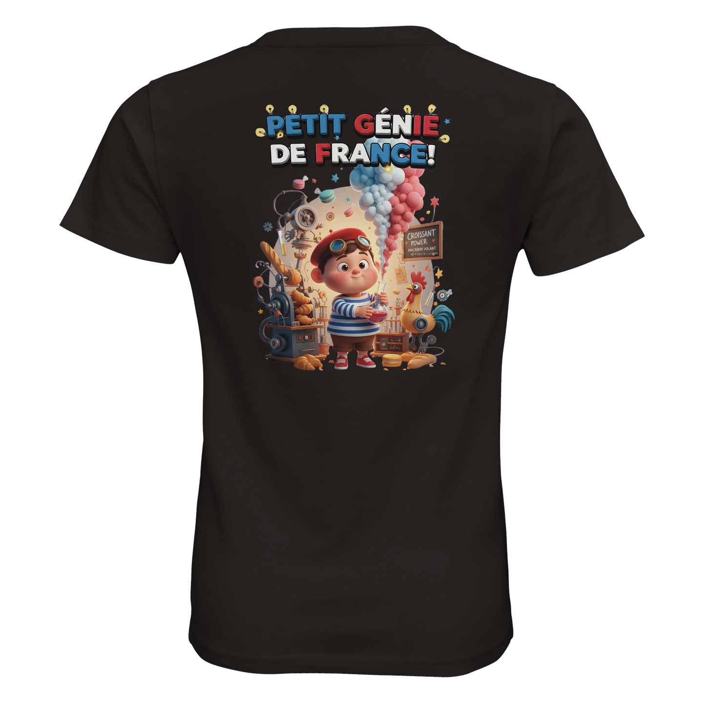 Bio-T-Shirt für Jungen, eng anliegend, mit Aufschrift „Kleines Genie“ | SOL'S Pioneer Kids 03578