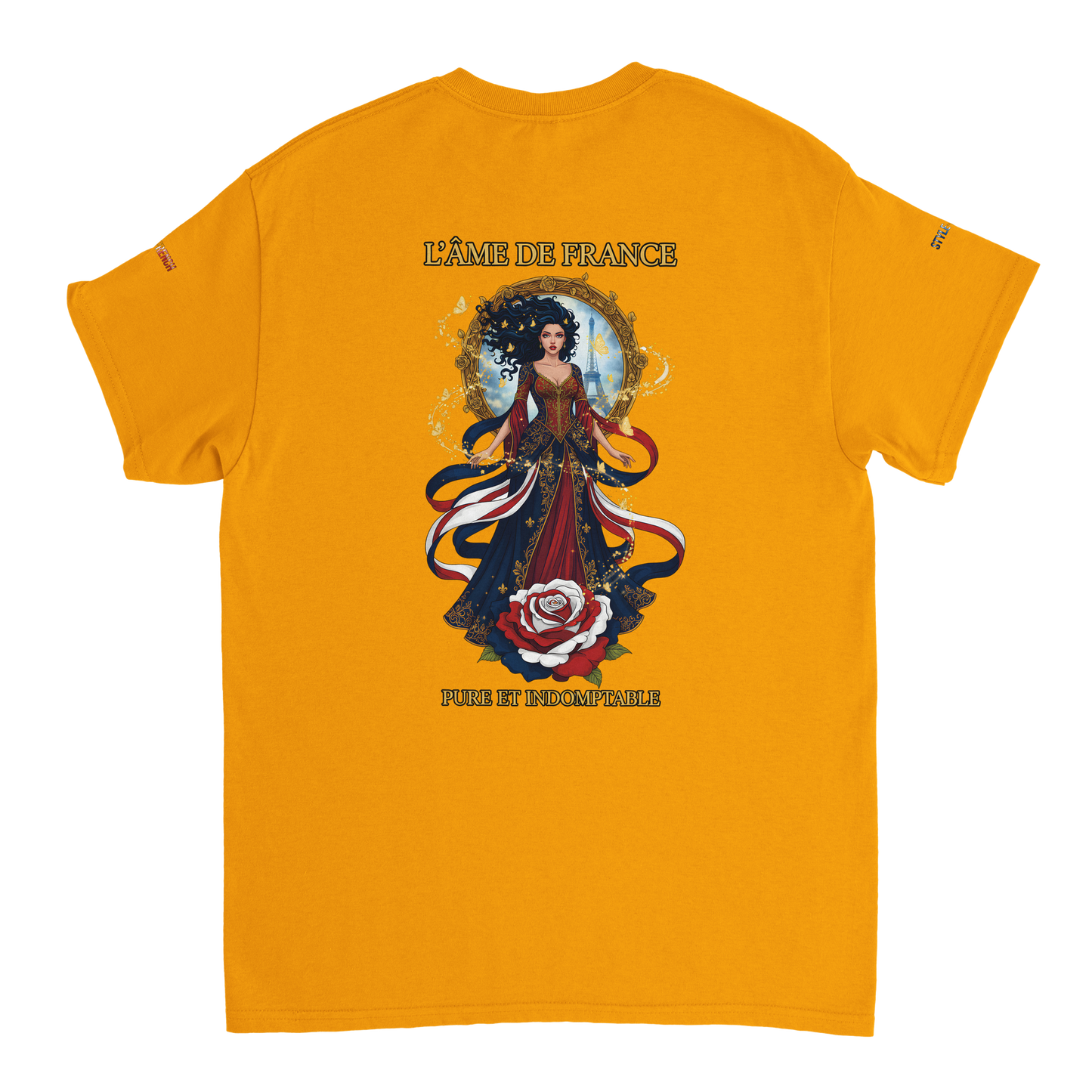Women's T-shirt The Soul of France French Style Heavyweight Crewneck | Gildan® 5000
