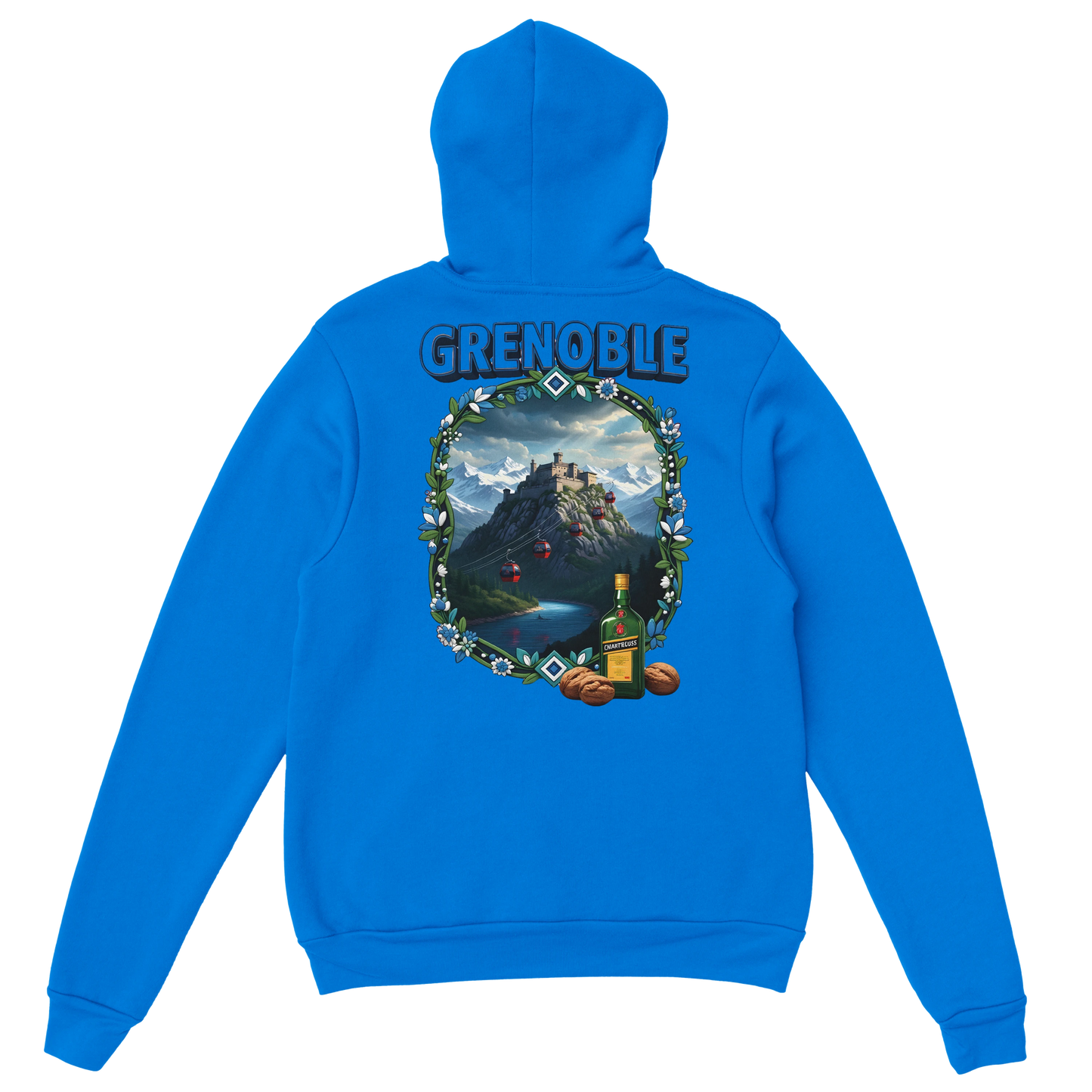 Kapuzenpullover Grenoble Stadt in Frankreich Unisex Classic | Gildan® 18500