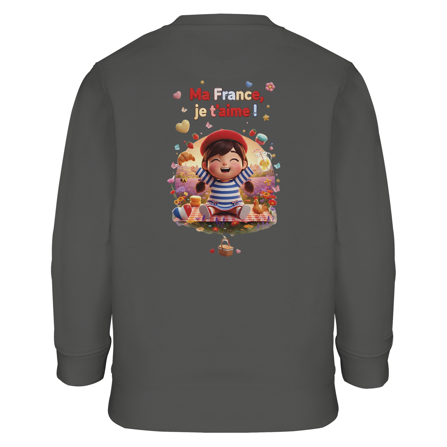 Sweat-shirt Enfant "Ma France Je T'aime" – Confort Écoresponsable