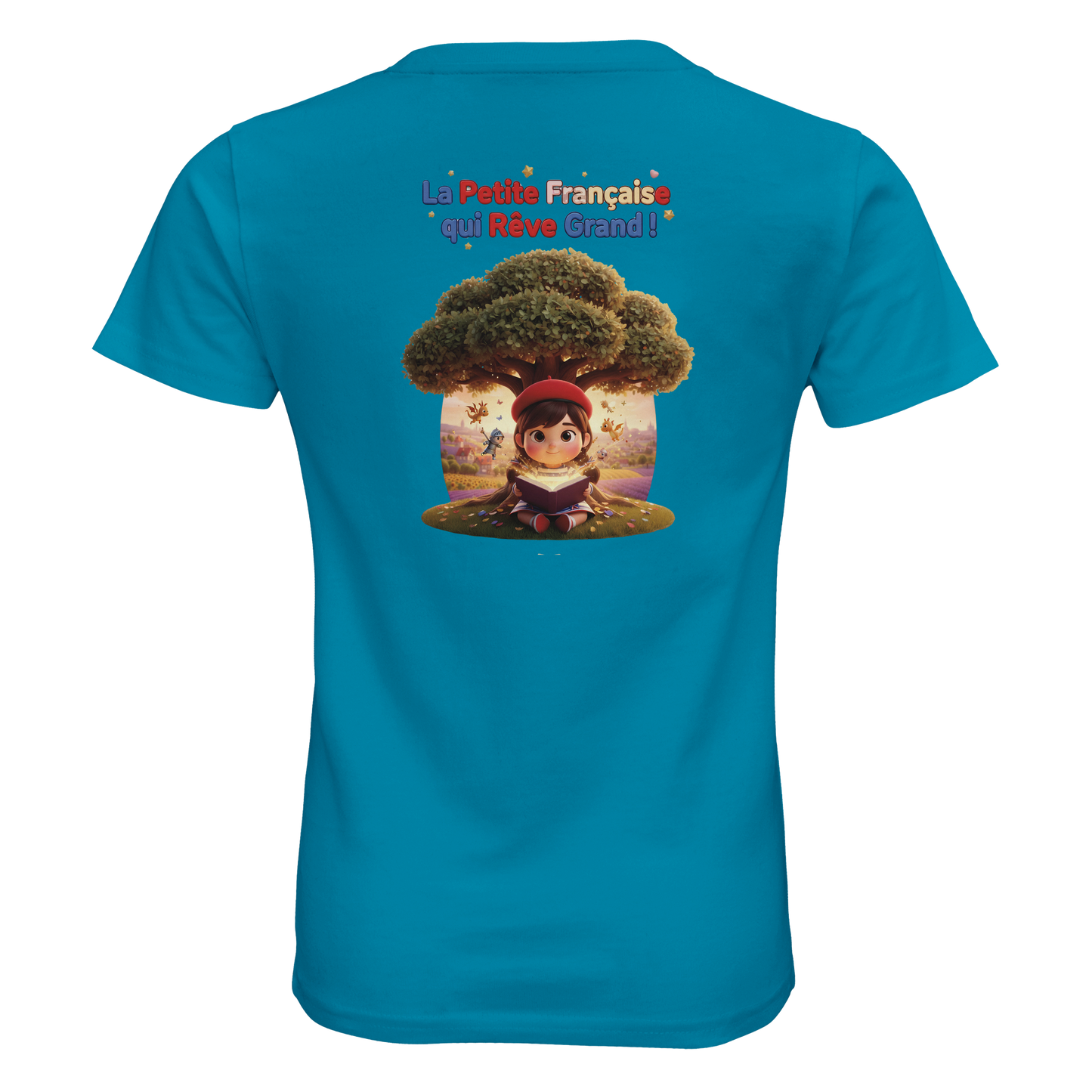T-Shirt Mädchen French Style die kleine Französin, die groß träumt bio tailliert | SOL'S Pioneer Kids 03578
