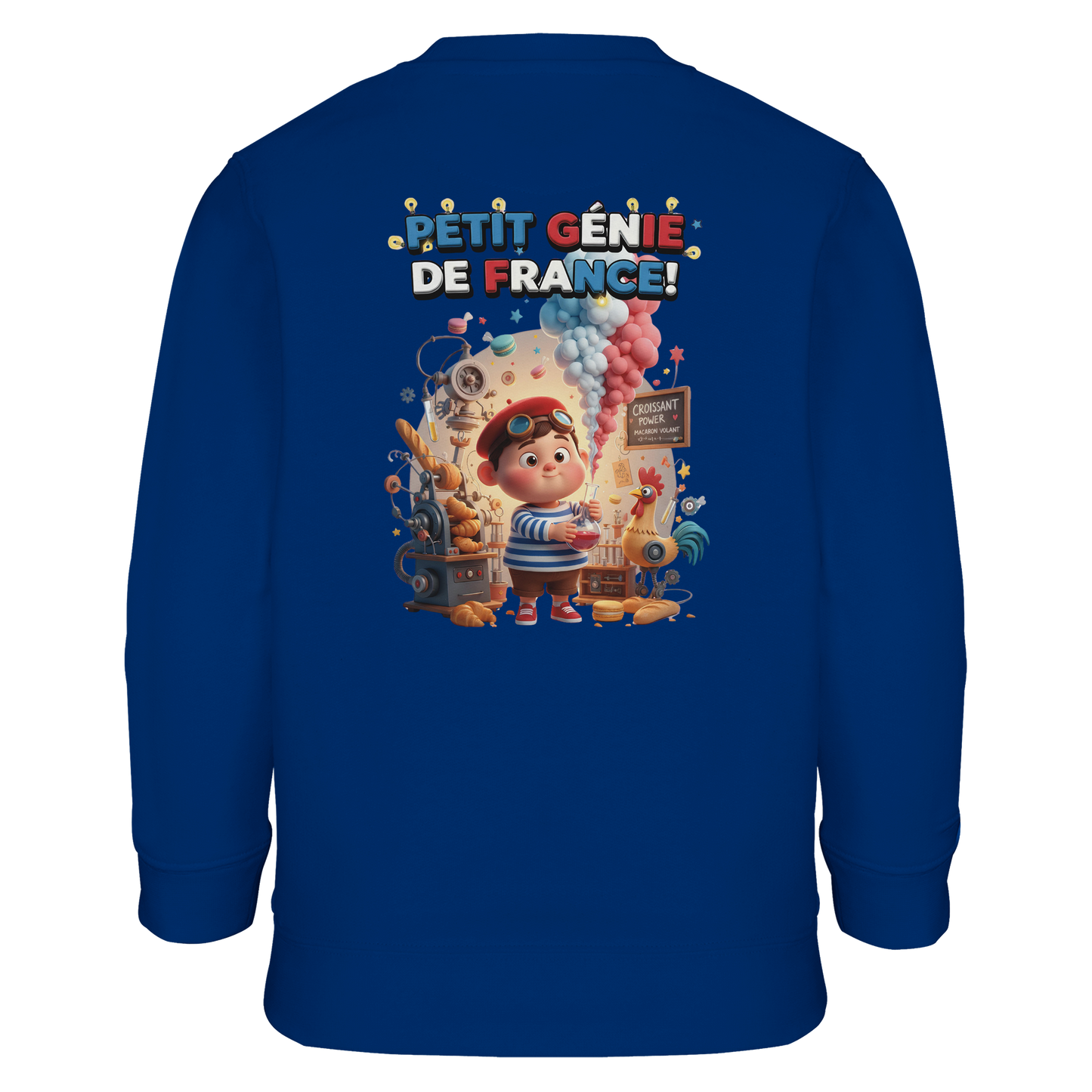 Jungen-Sweatshirt "petit génie Français" aus Recyclingmischung | SOL'S Columbia Kids 04239
