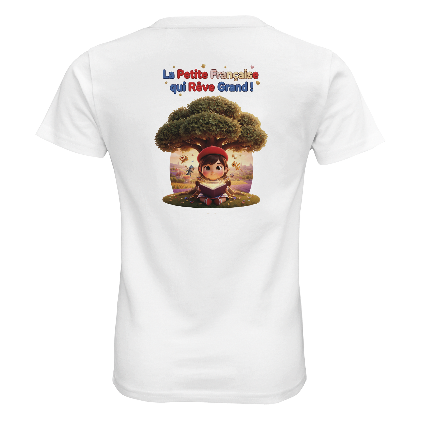 T-Shirt Mädchen French Style die kleine Französin, die groß träumt bio tailliert | SOL'S Pioneer Kids 03578