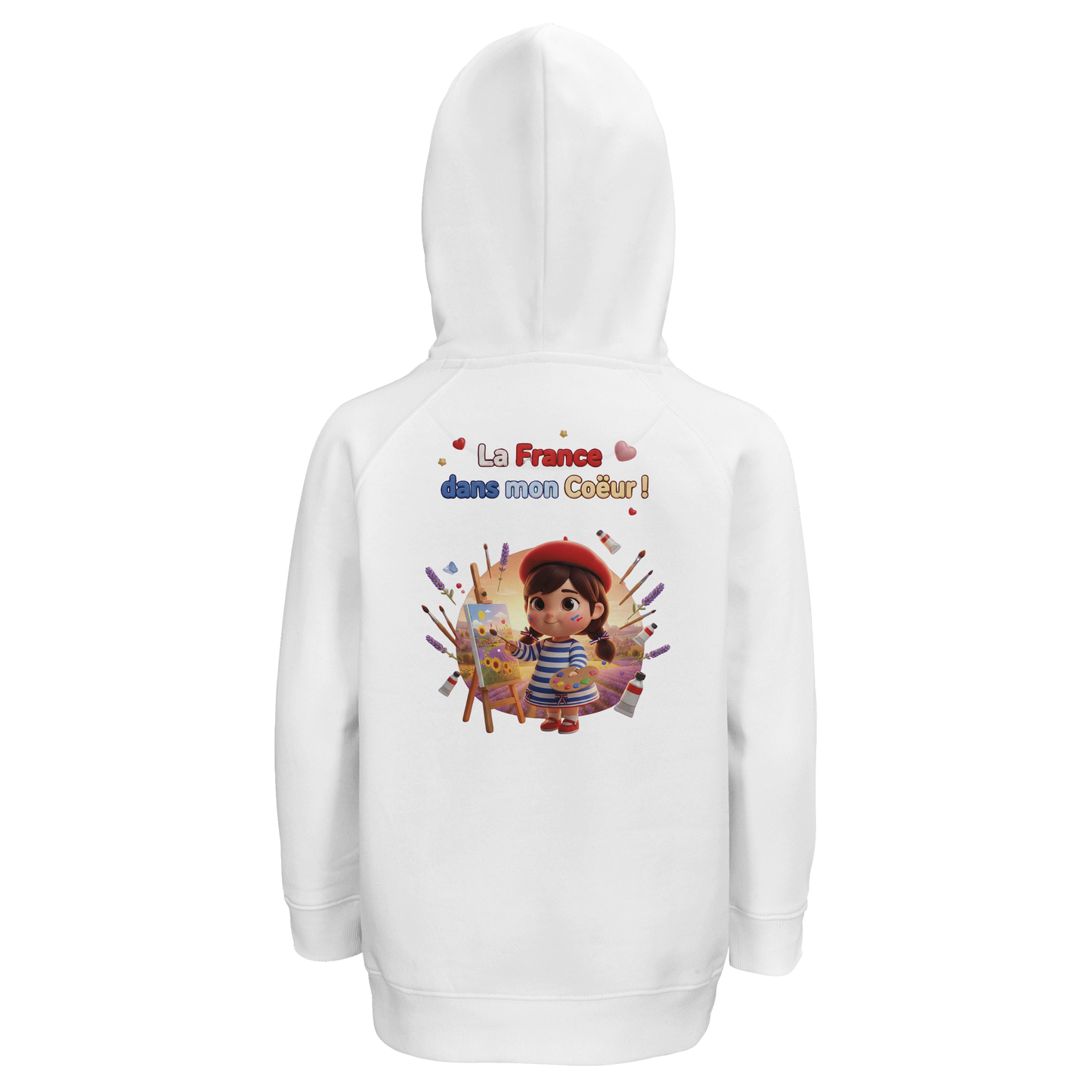 Mädchen-Kapuzenpullover style-French la France dans mon cœur Bio | SOL'S Stellar Kids 03576