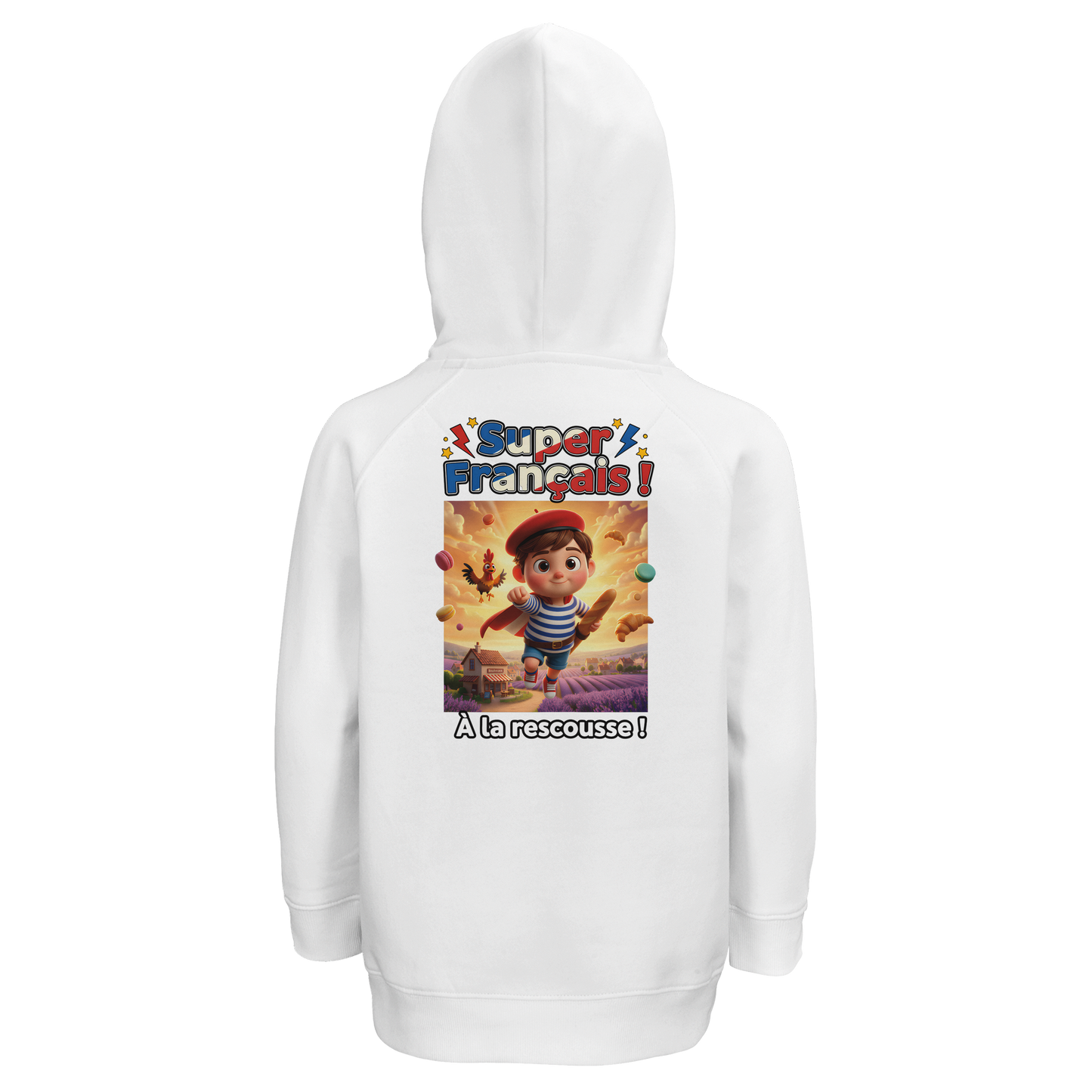 Kapuzenpullover Jungen Bio Super Français | SOL'S Stellar Kids 03576