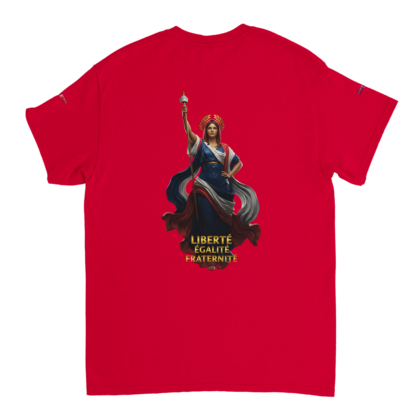 T-Shirt femme  France Patriote   - Coton Premium - Coupe Classique