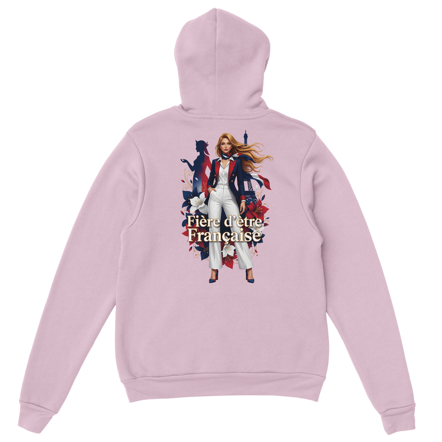 Sweat à capuche fière d'être française   – Doux, chaud et confortable pour l'hiver