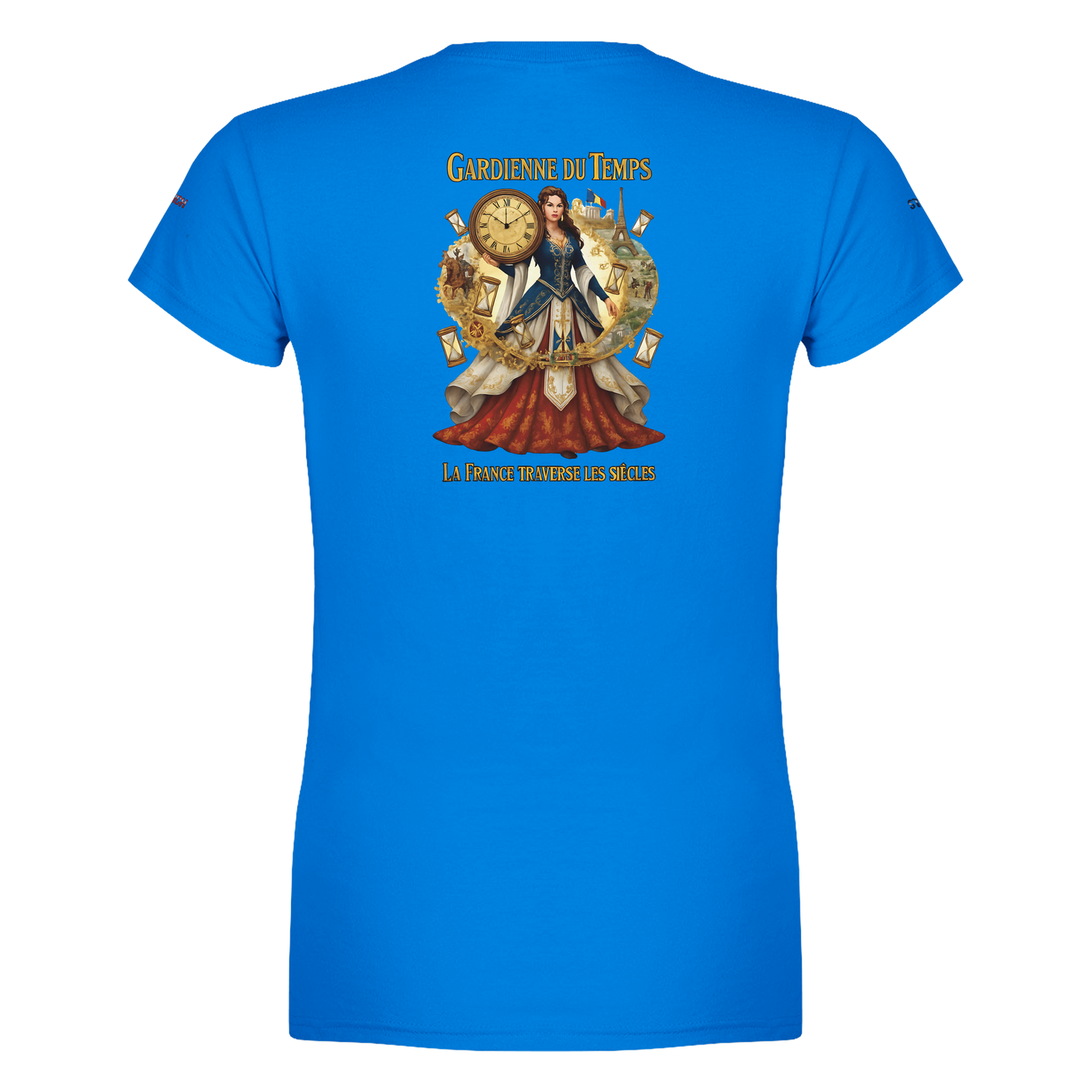 T-Shirt Femme Gardienne du Temps – Coton Premium Coupe Semi-Ajustée