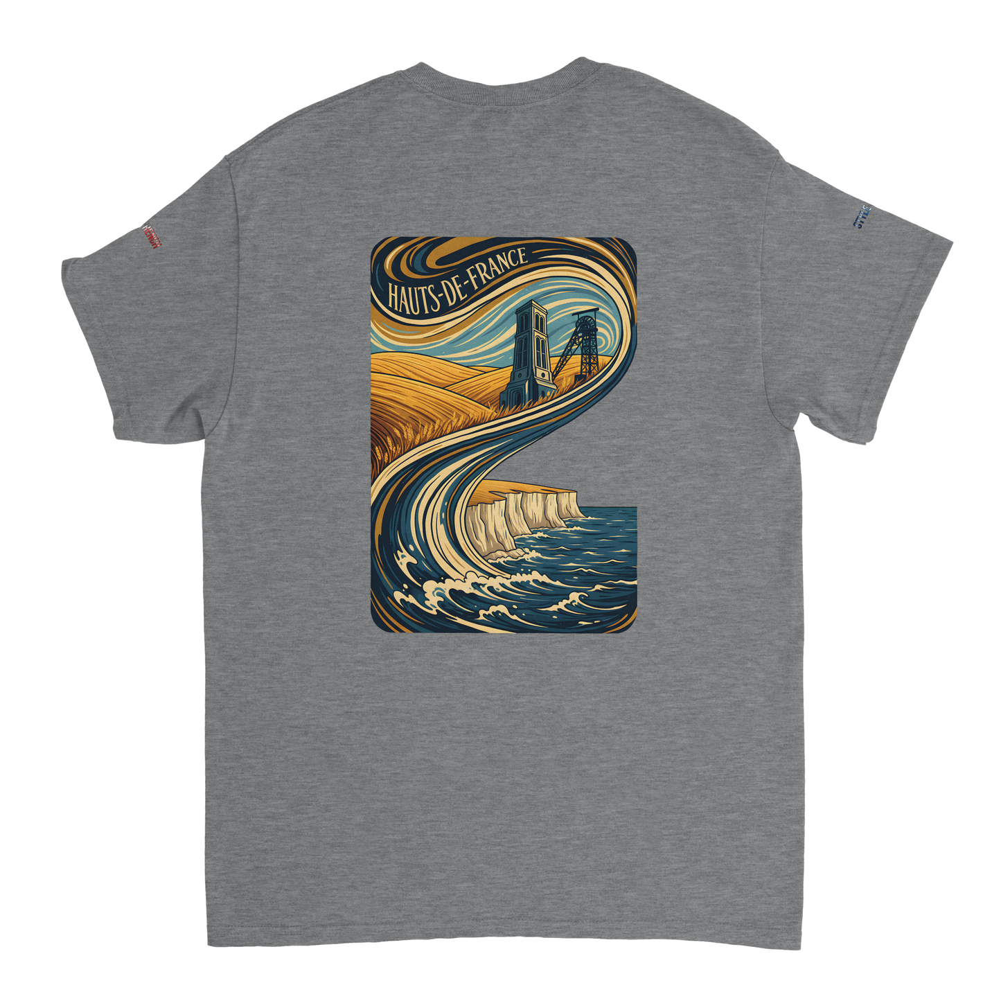 Unisex-T-Shirt Hochwertige Frankreich, dick, Rundhals | Gildan® 5000