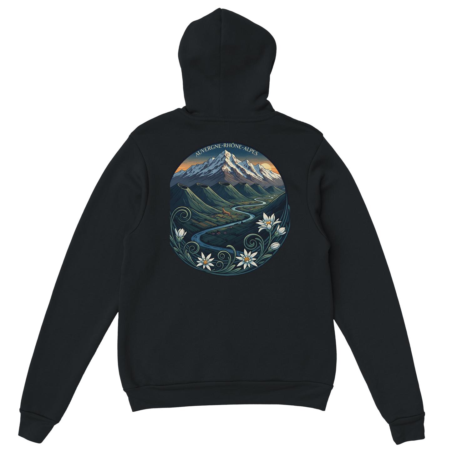 Klassischer Unisex-Kapuzenpullover Auvergne-Rhône-Alpes | Gildan® 18500