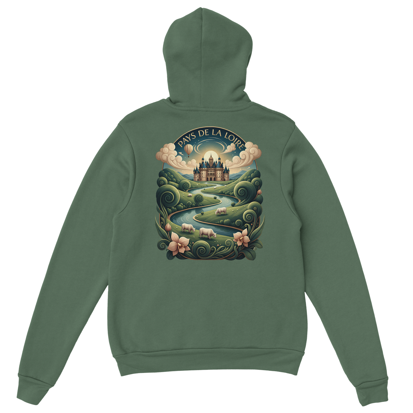 Klassischer Unisex-Kapuzenpullover Pays de la Loire | Gildan® 18500