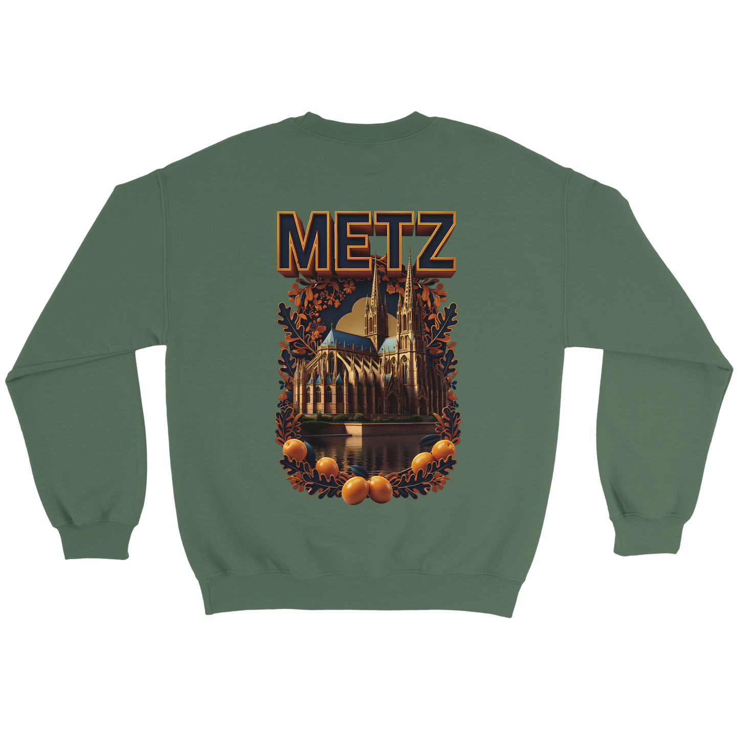 Unisex Sweatshirt Metz France City Classic Crewneck | Gildan® 18000