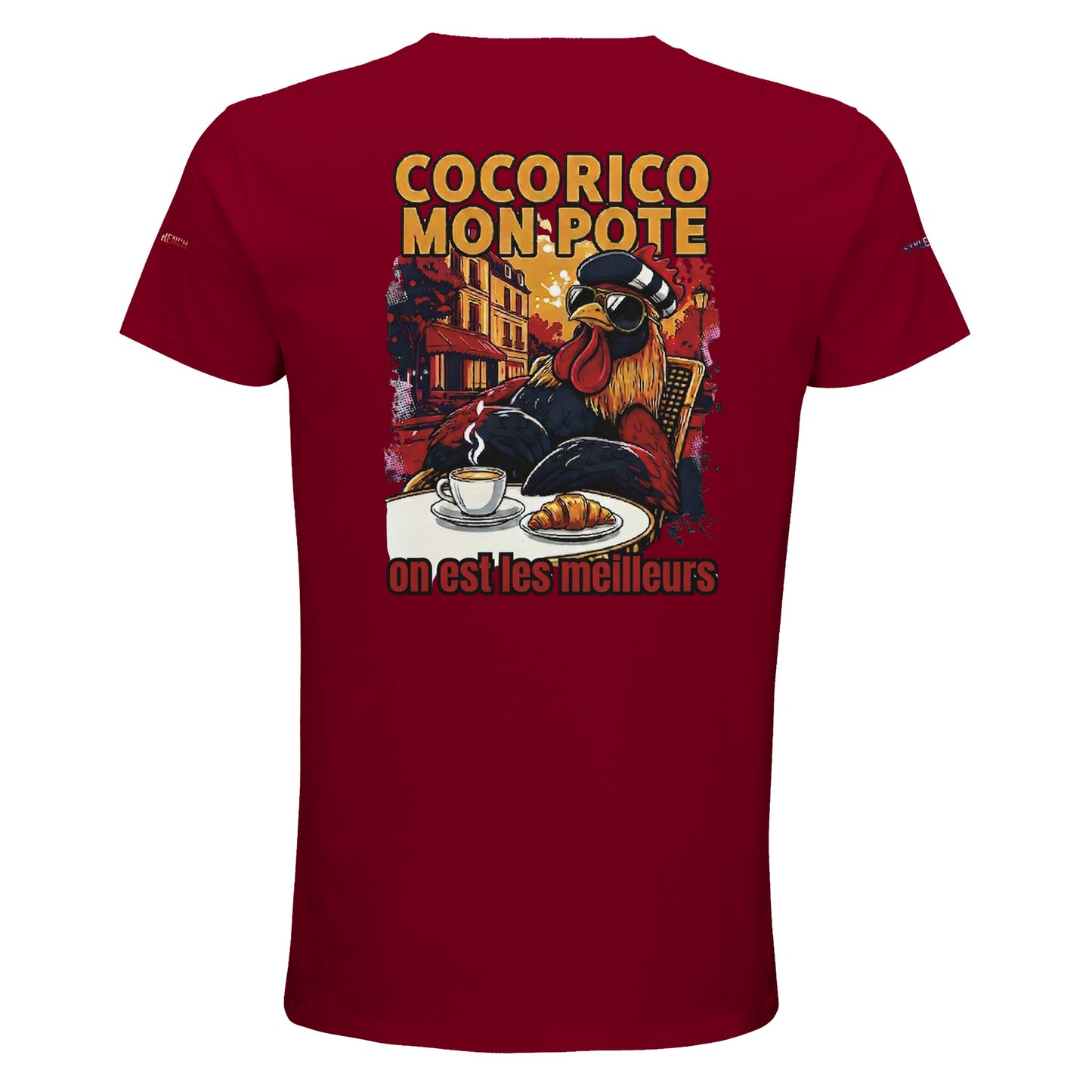 T-Shirt Cocorico Wir sind die Besten  Herren French Style  Bio Fitted | SOL'S Pioneer Men 03565