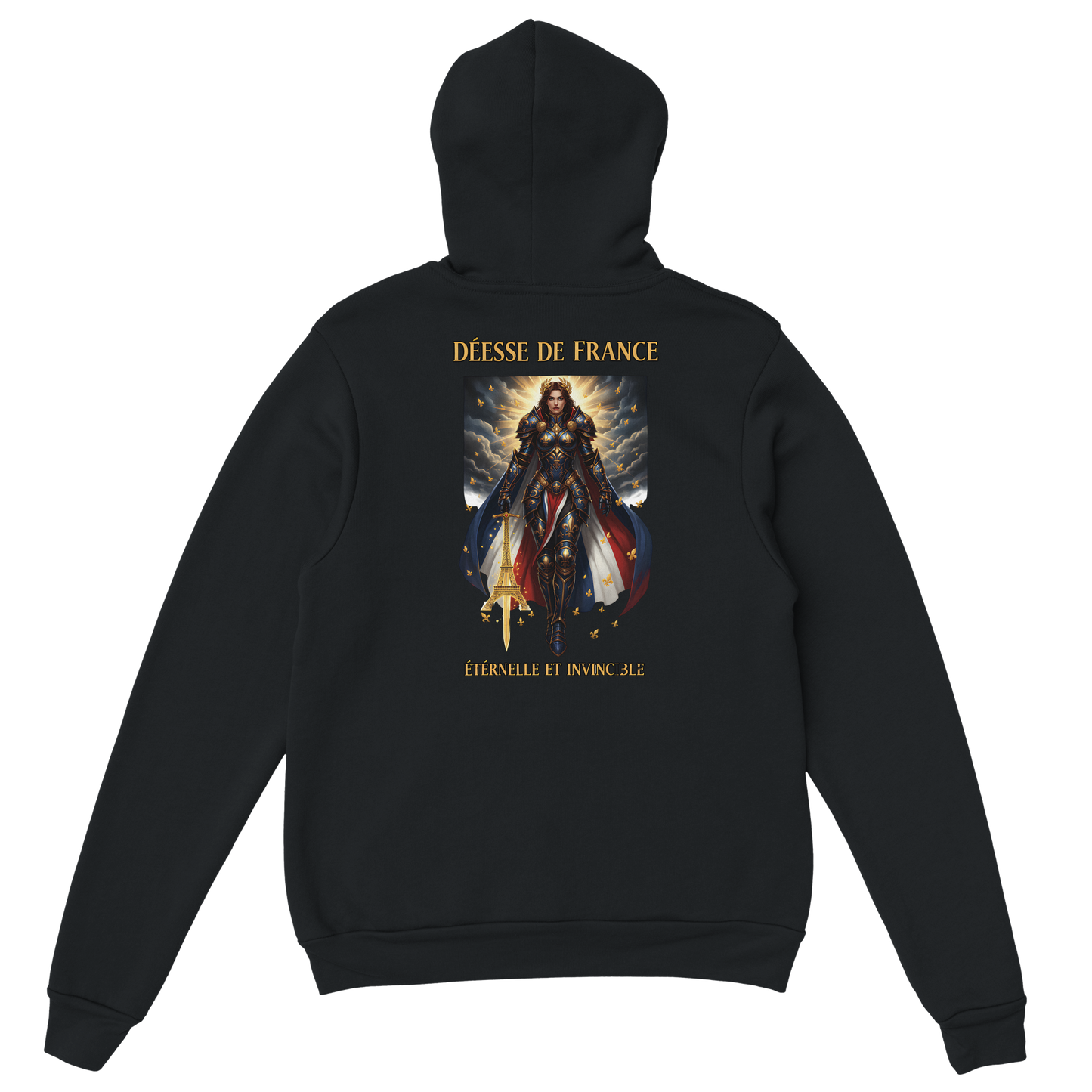 Damen-Kapuzenpullover „French Goddess“ im klassischen French-Stil | Gildan® 18500