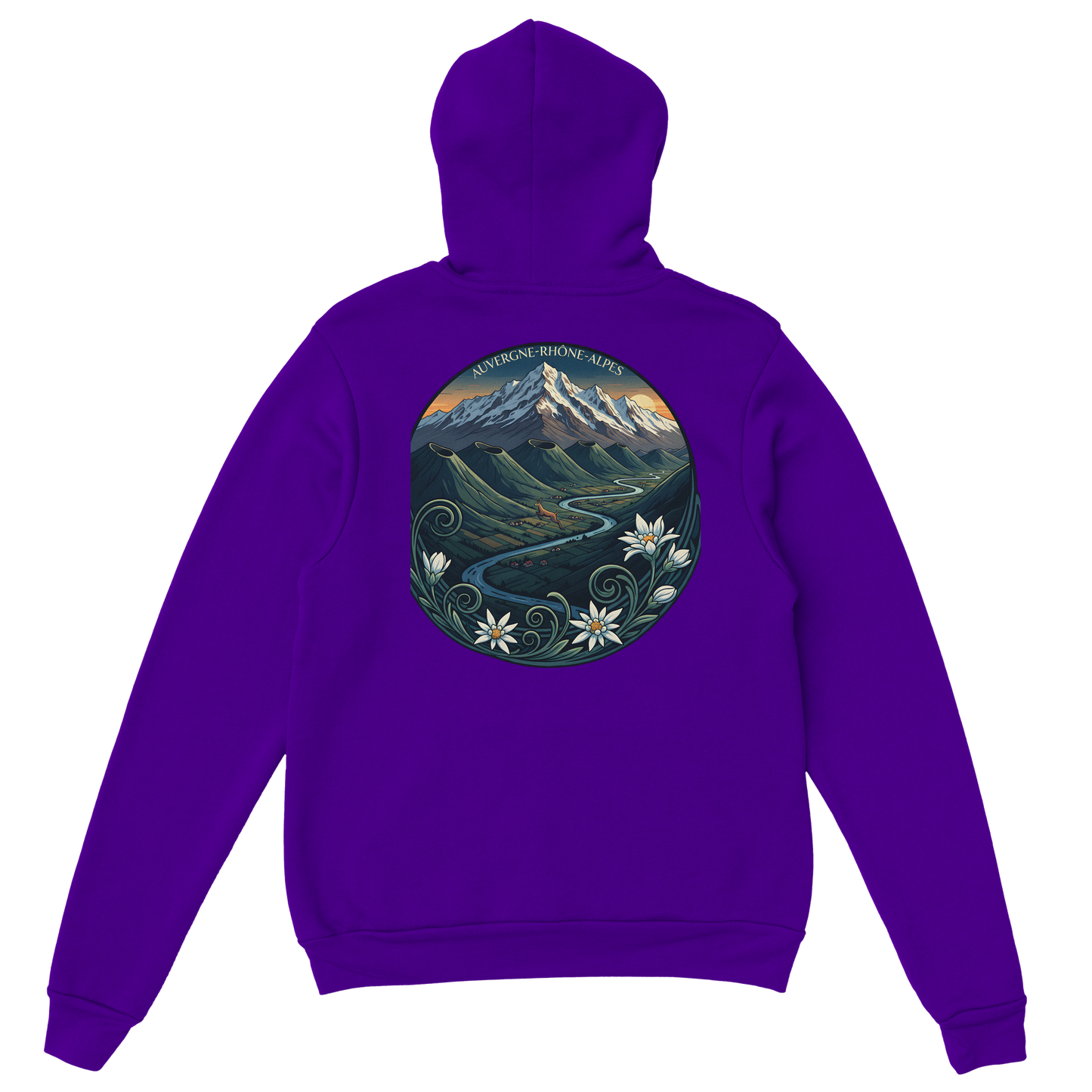 Klassischer Unisex-Kapuzenpullover Auvergne-Rhône-Alpes | Gildan® 18500