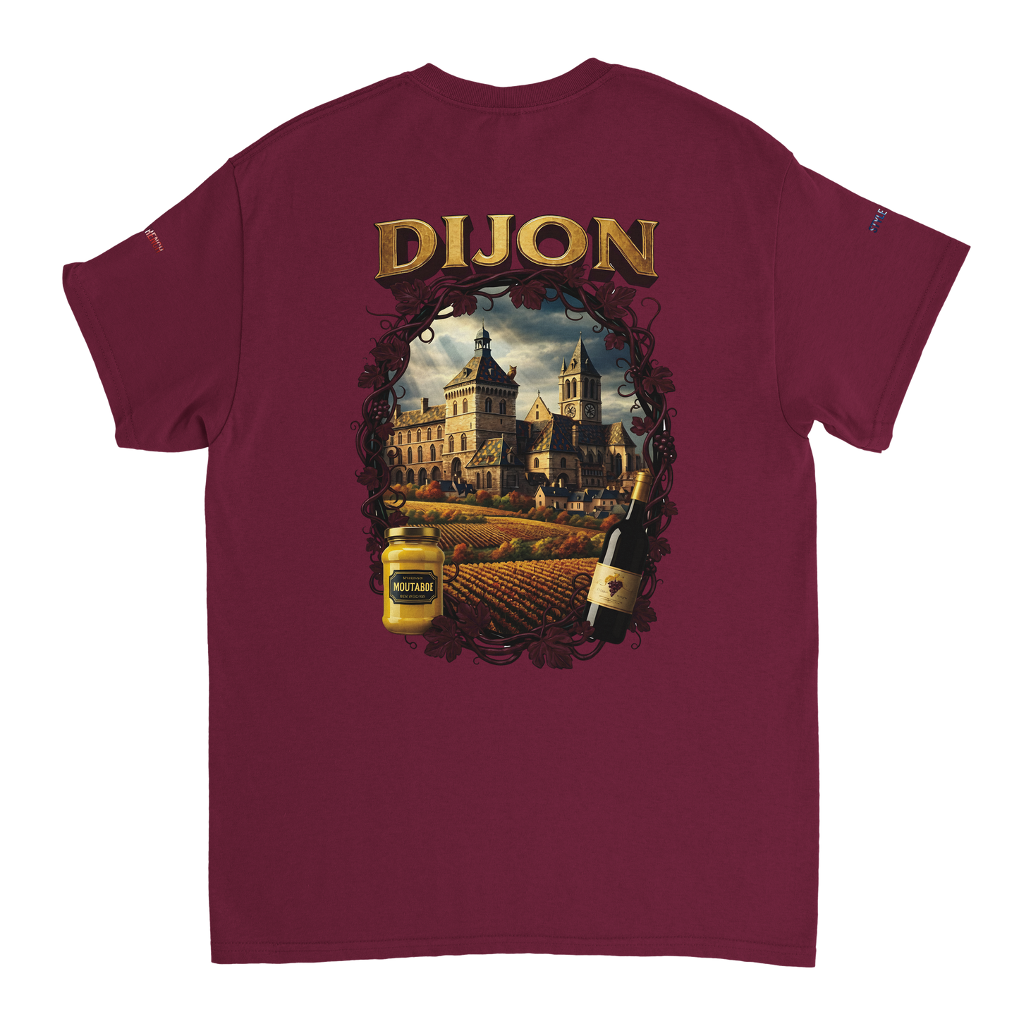 Unisex T-Shirt Dijon Stadt Frankreich dick Rundhals | Gildan® 5000