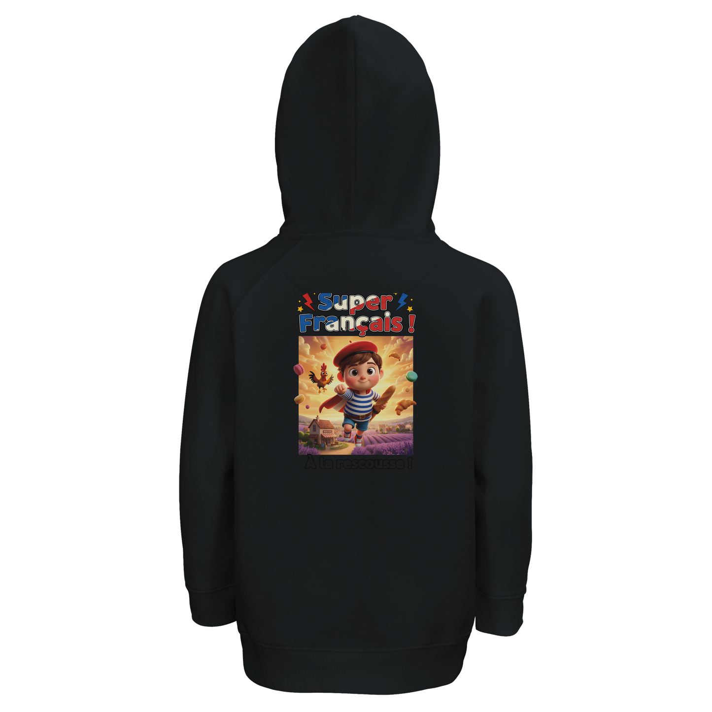 Kapuzenpullover Jungen Bio Super Français | SOL'S Stellar Kids 03576