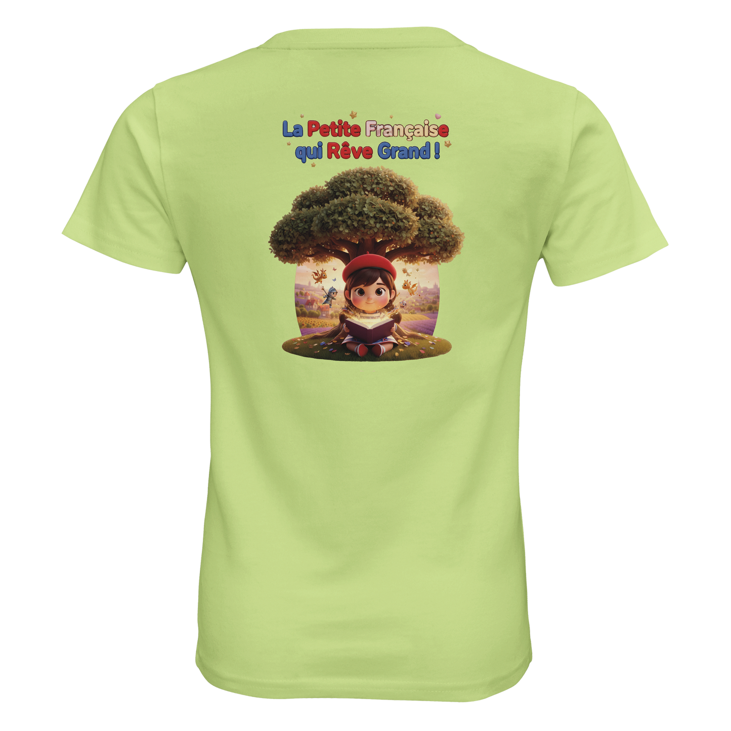 T-Shirt Mädchen French Style die kleine Französin, die groß träumt bio tailliert | SOL'S Pioneer Kids 03578