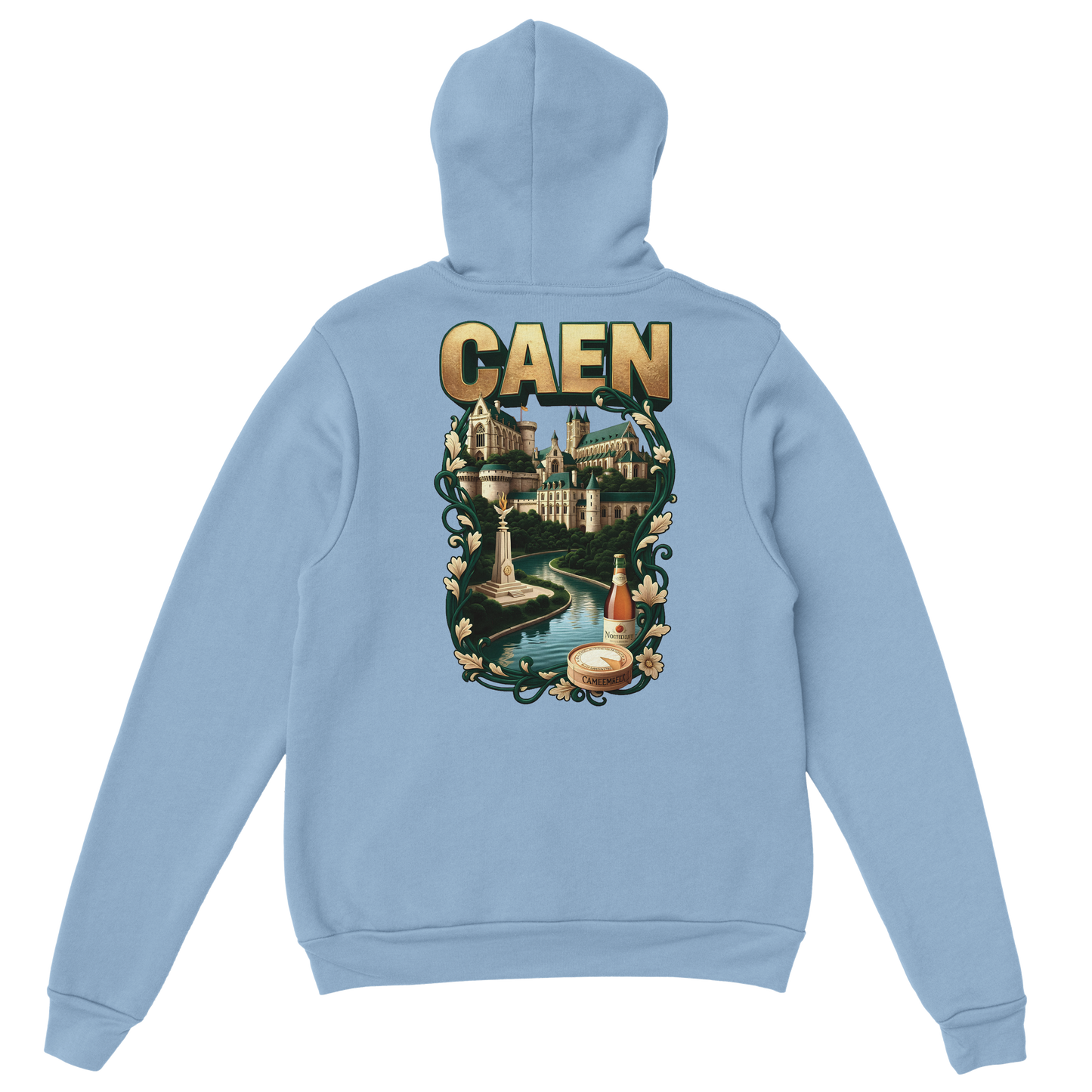 Kapuzenpullover "Caen, Stadt Frankreichs" Unisex Klassiker | Gildan® 18500