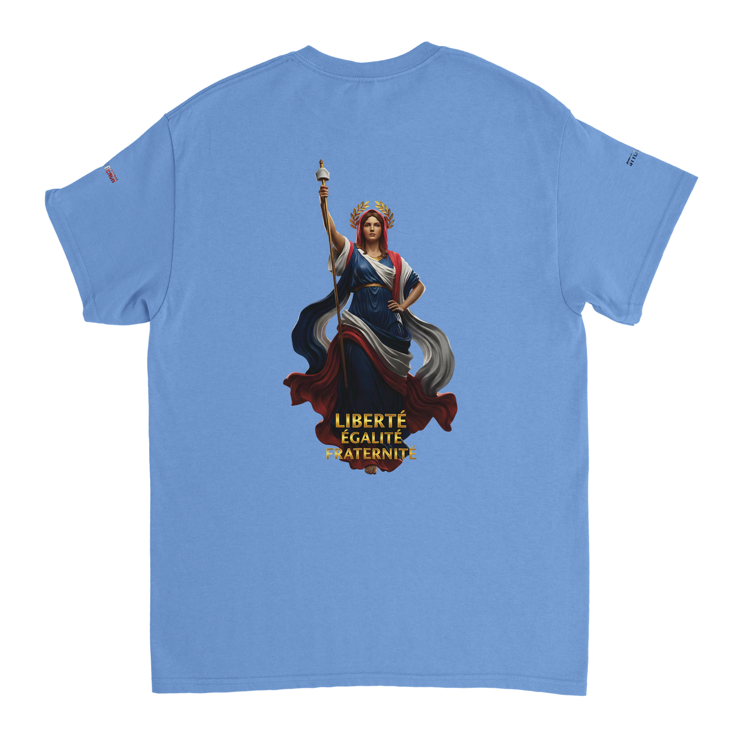 T-Shirt femme  France Patriote   - Coton Premium - Coupe Classique