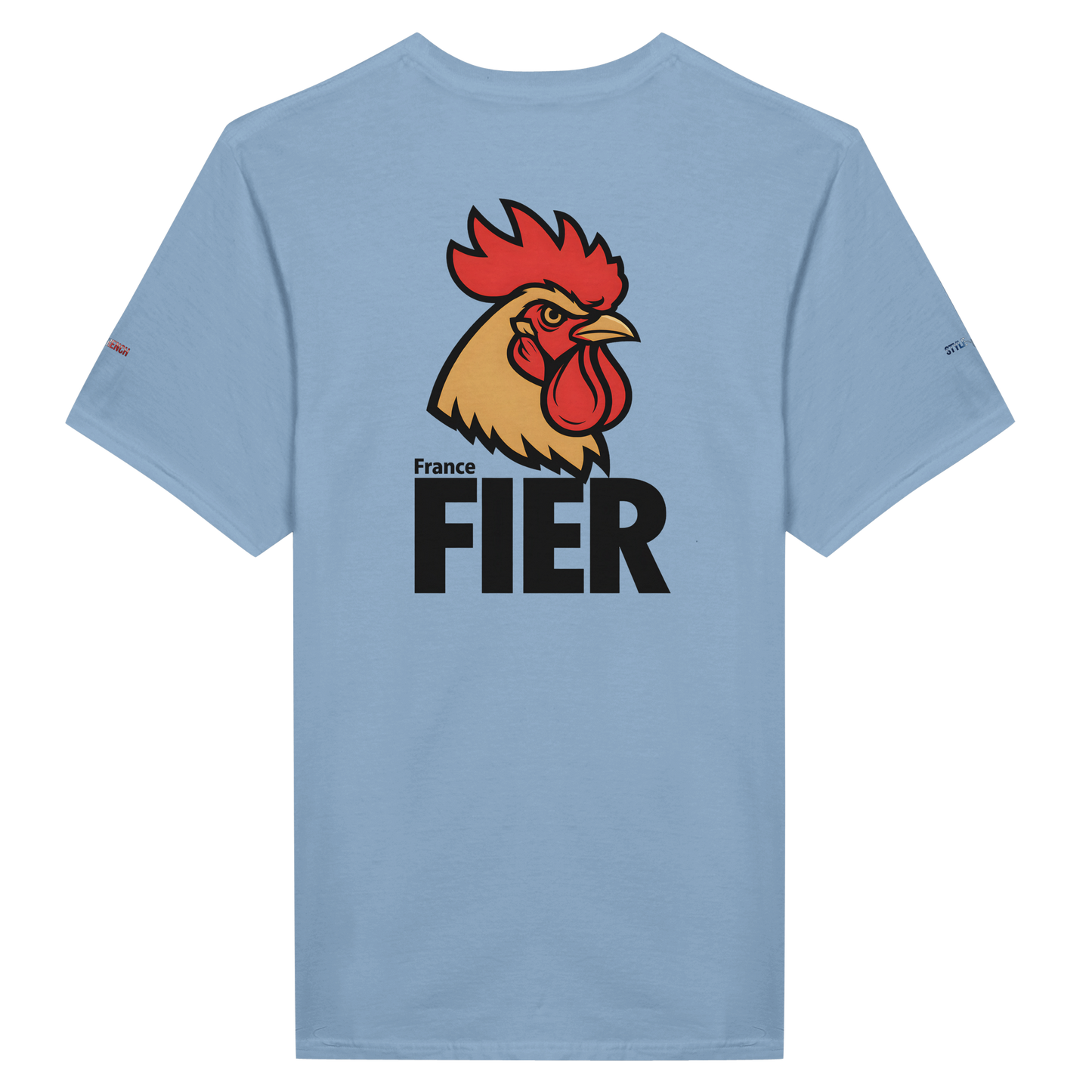 T-Shirt Herren Frankreich stolz klassischer Rundhalsausschnitt | Gildan® 64000