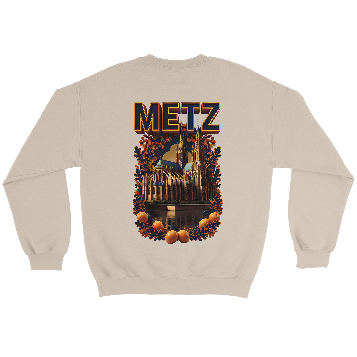 Unisex Sweatshirt Metz France City Classic Crewneck | Gildan® 18000