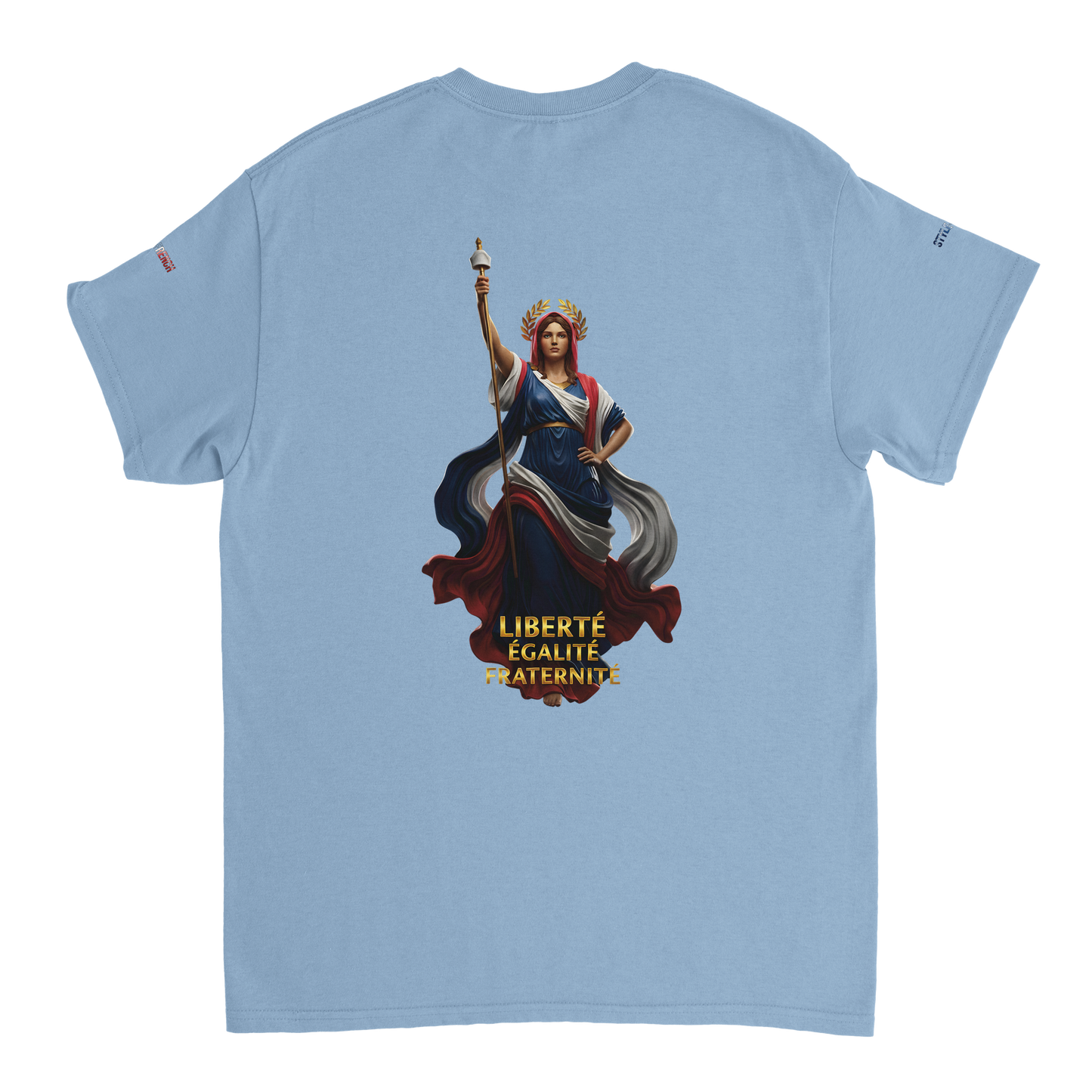 T-Shirt femme  France Patriote   - Coton Premium - Coupe Classique